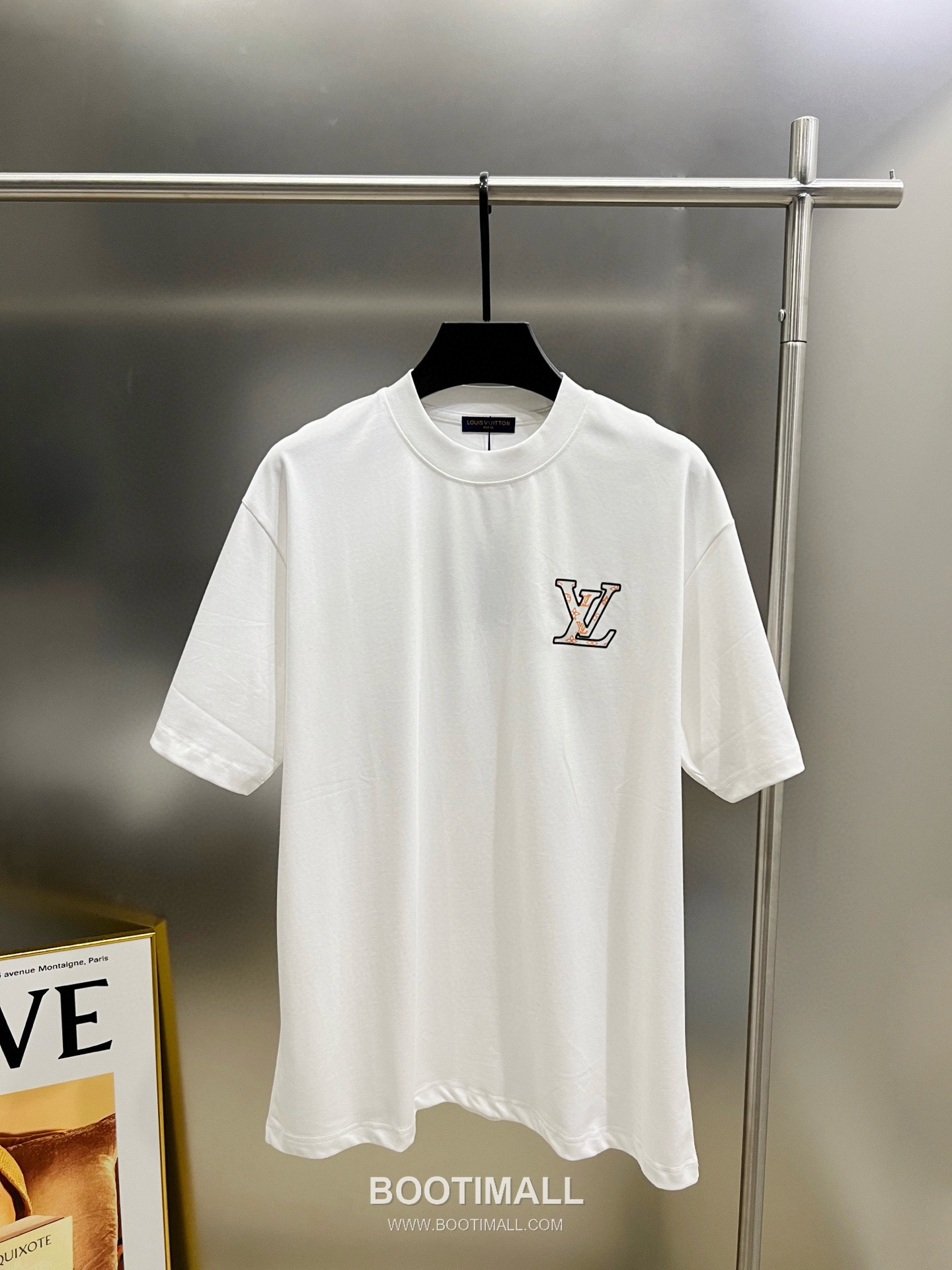 Louis Vuitton Logo Foam Print Cotton Oversized Short Sleeve T-Shirt 루이비통 로고 발포 프린트 코튼 오버핏 반팔 티셔츠 2