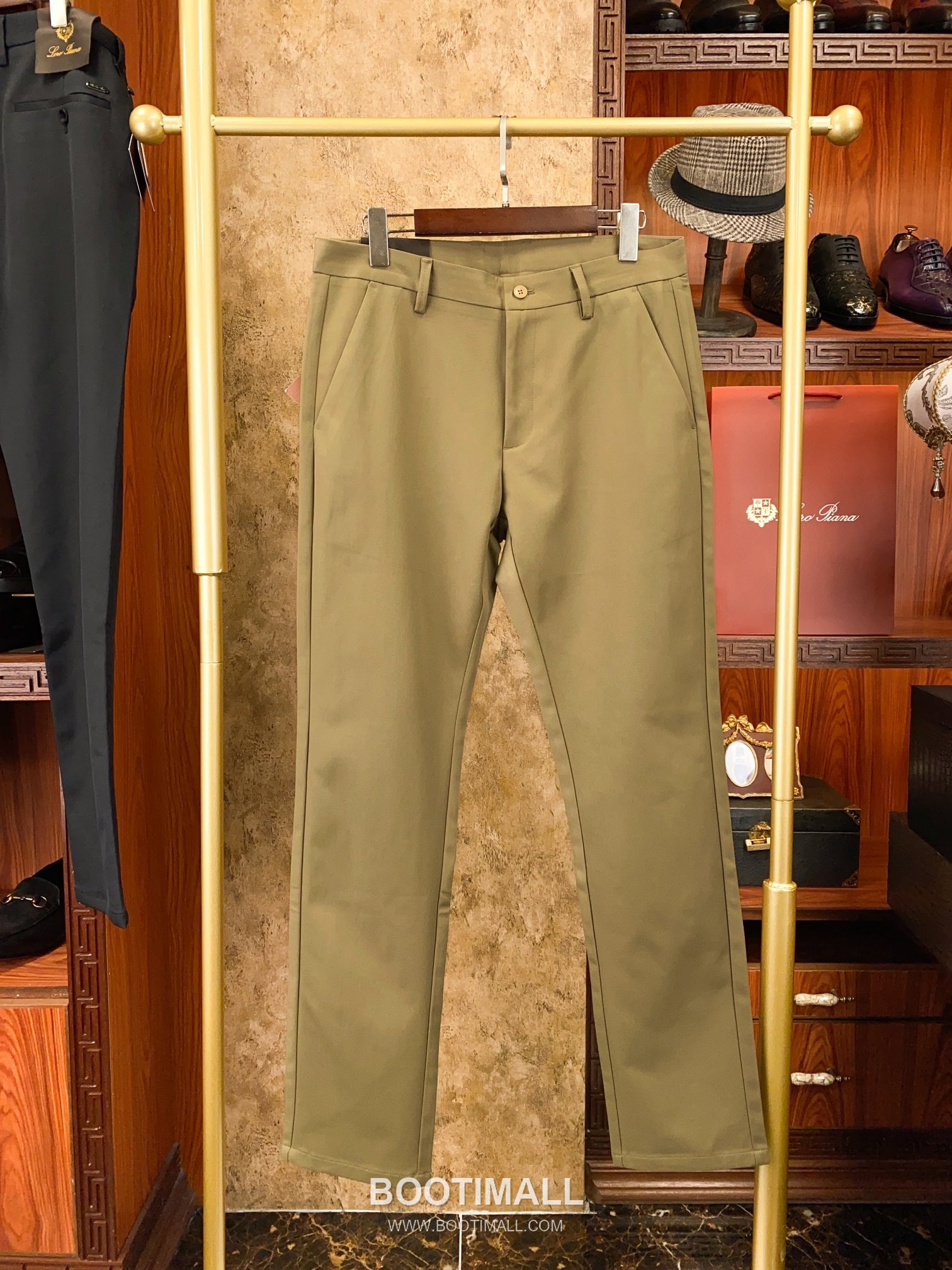 Loro Piana Cotton Blend Tailored Trousers 로로피아나 코튼 혼방 테일러드 슬랙스 팬츠 1