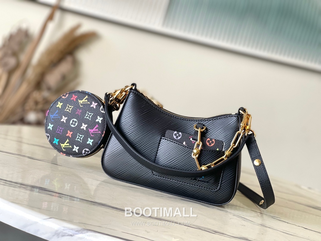 Louis Vuitton Marellini Epi Leather Crossbody Bag with Chain Coin Pouch Detail 루이비통 마렐리니 에피 레더 체인 코인파우치 크로스백 M13099 19cm 1
