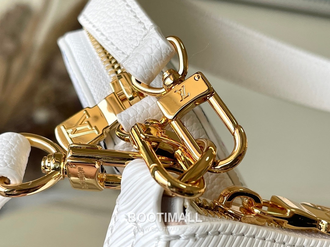 Louis Vuitton Marellini Epi Leather Crossbody Bag with Chain Coin Pouch Detail 루이비통 마렐리니 에피 레더 체인 코인파우치 크로스백 M13099 19cm 6