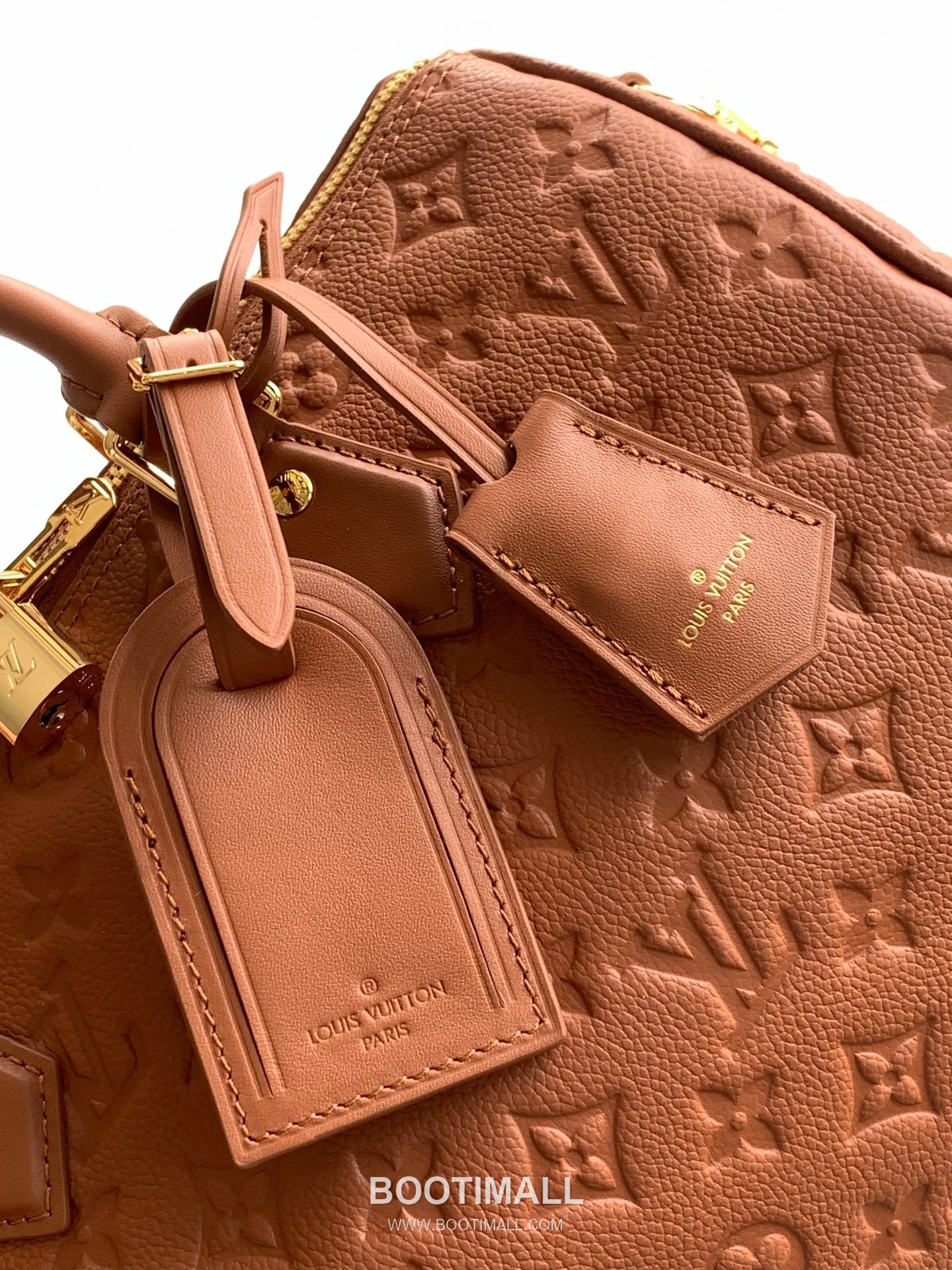 Louis Vuitton Speedy Soft 30 Monogram Empreinte Leather Top Handle Shoulder Bag with Lock Detail 루이비통 스피디 소프트 30 모노그램 앙프렝뜨 레더 락장식 숄더 토트백 M11323 30cm 6