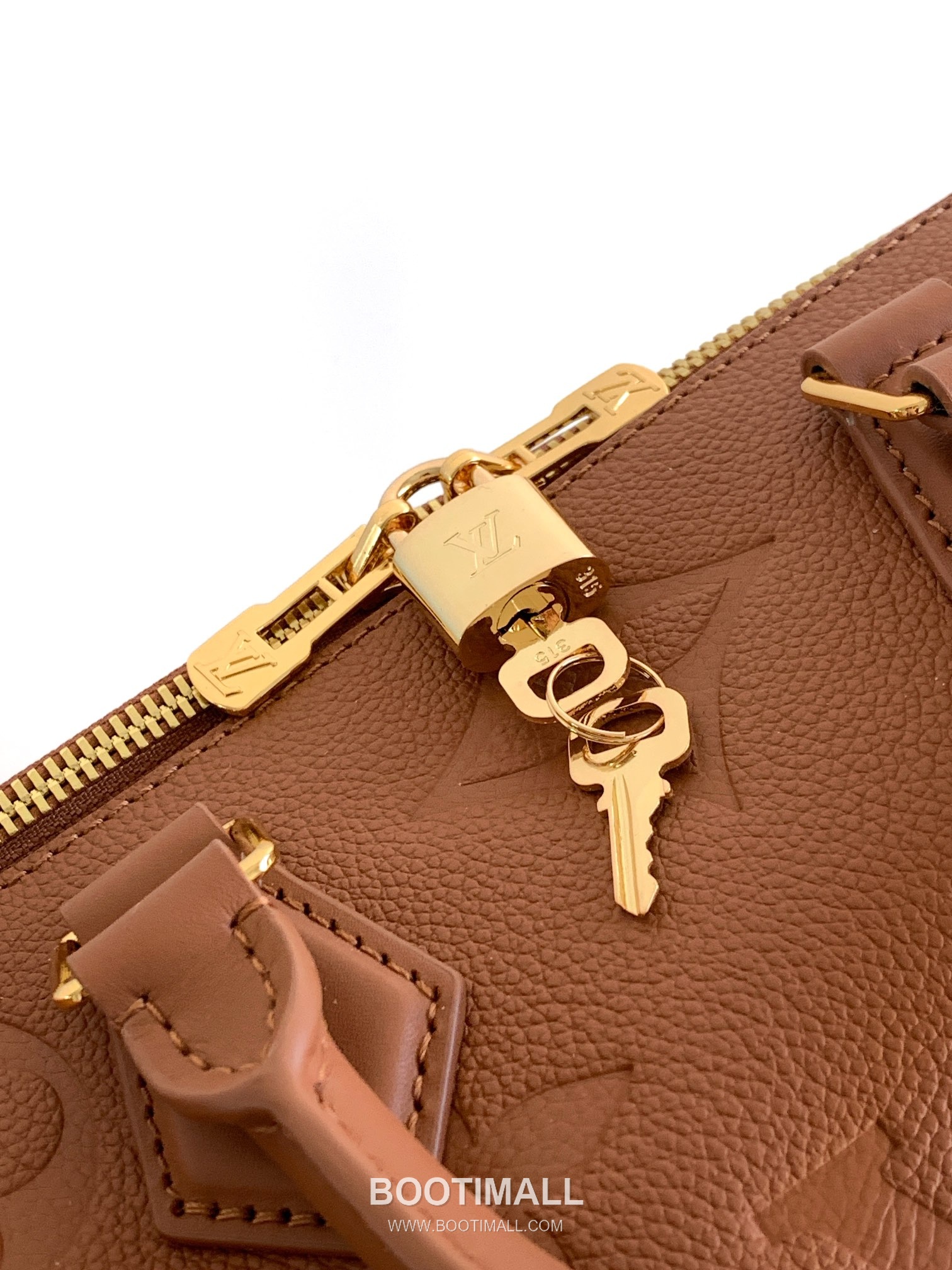 Louis Vuitton Speedy Bandouliere 25 Monogram Empreinte Leather Top Handle Shoulder Bag with Lock Detail 루이비통 스피디 반둘리에 25 모노그램 앙프렝뜨 레더 락장식 숄더 토트백 M58947 25cm 6