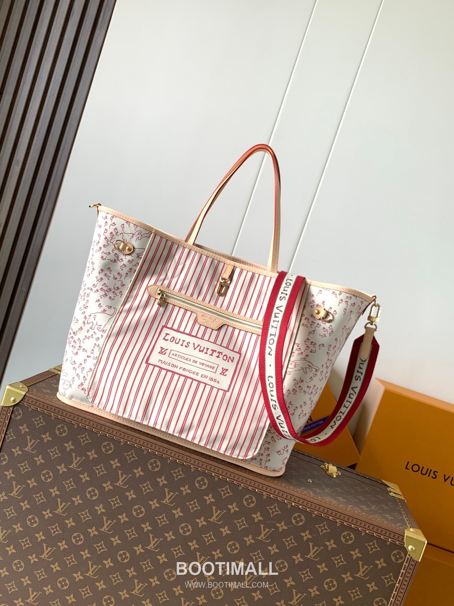 Louis Vuitton Neverfull Bandouliere Inside Out GM Monogram Canvas Fabric Tote Bag with Hook Detail 루이비통 네버풀 반둘리에 인사이드아웃 GM 모노그램 캔버스 패브릭 훅 토트백 M11948 39cm 1