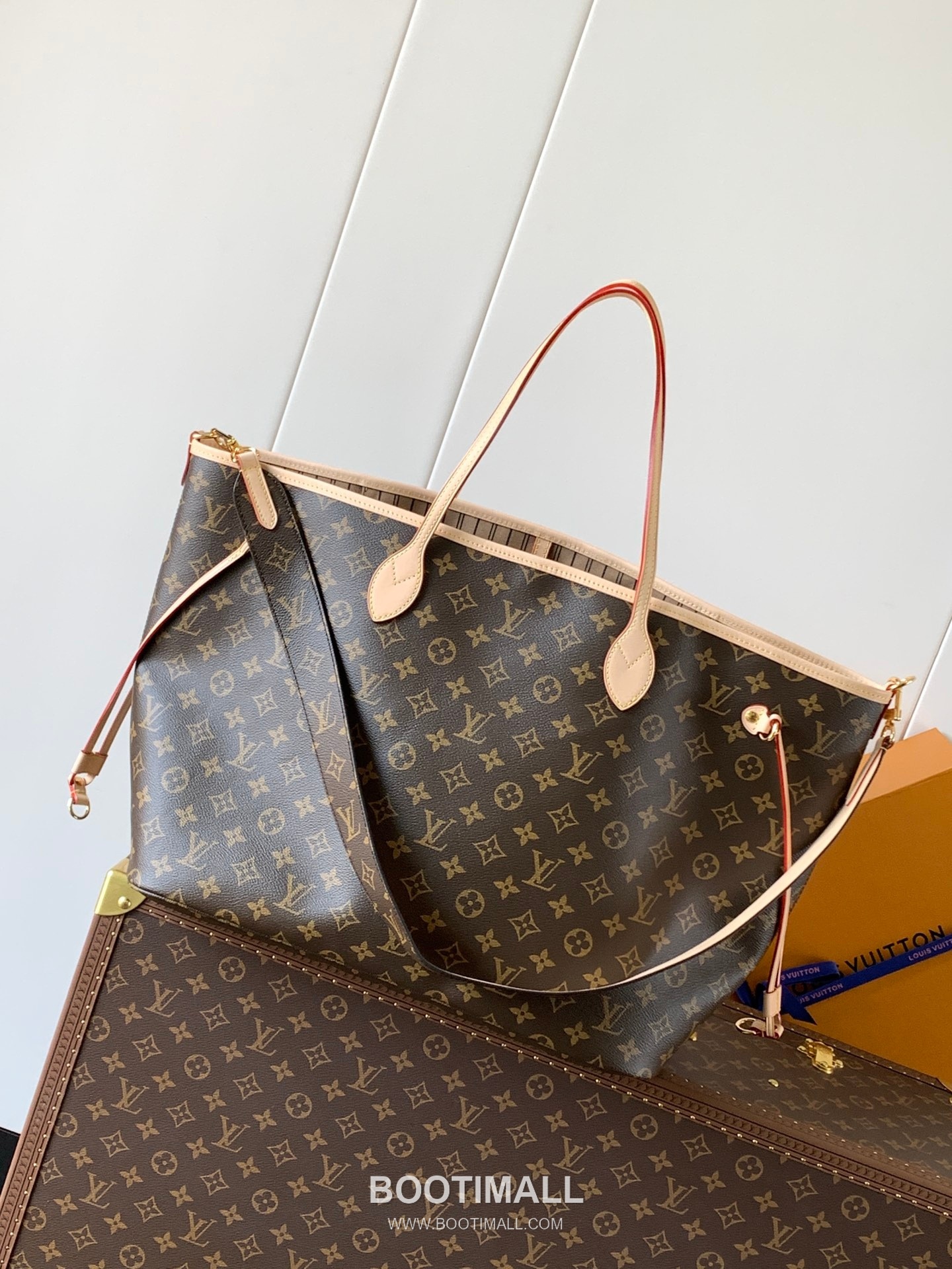 Louis Vuitton Neverfull Bandouliere Inside Out GM Monogram Canvas Fabric Tote Bag with Hook Detail 루이비통 네버풀 반둘리에 인사이드아웃 GM 모노그램 캔버스 패브릭 훅 토트백 M11948 39cm 3