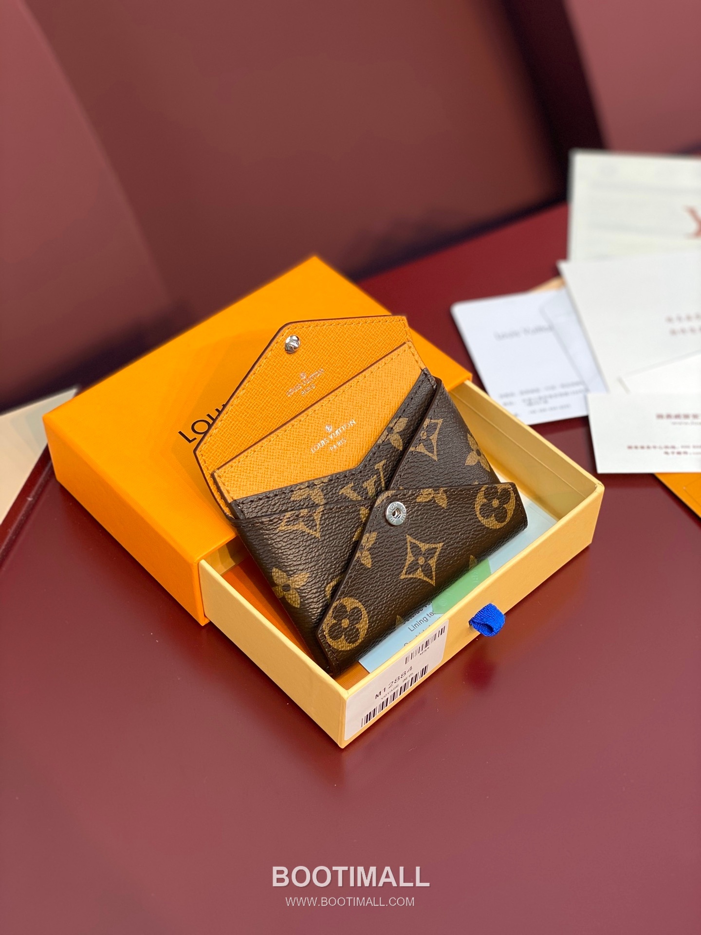 Louis Vuitton Kirigami Card Holder Monogram Canvas Leather Wallet with Snap Button Detail 루이비통 키리가미 모노그램 캔버스 스냅버튼 카드지갑 M12884 11cm 2