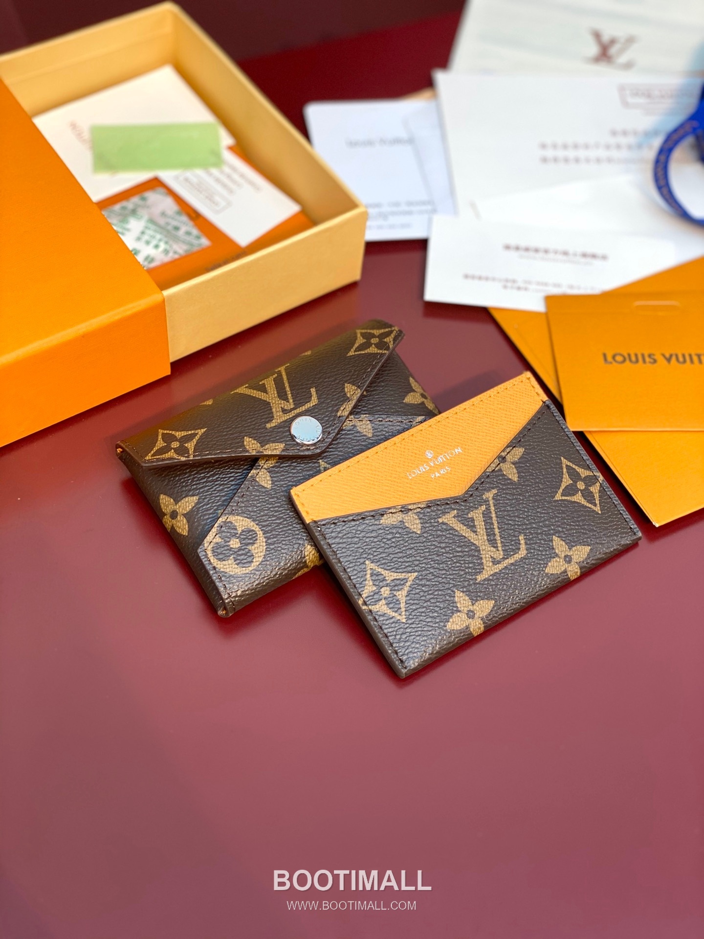 Louis Vuitton Kirigami Card Holder Monogram Canvas Leather Wallet with Snap Button Detail 루이비통 키리가미 모노그램 캔버스 스냅버튼 카드지갑 M12884 11cm 4