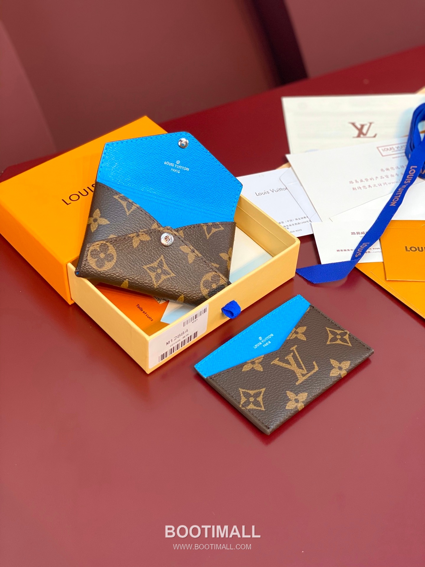 Louis Vuitton Kirigami Card Holder Monogram Canvas Leather Wallet with Snap Button Detail 루이비통 키리가미 모노그램 캔버스 스냅버튼 카드지갑 M12884 11cm 4