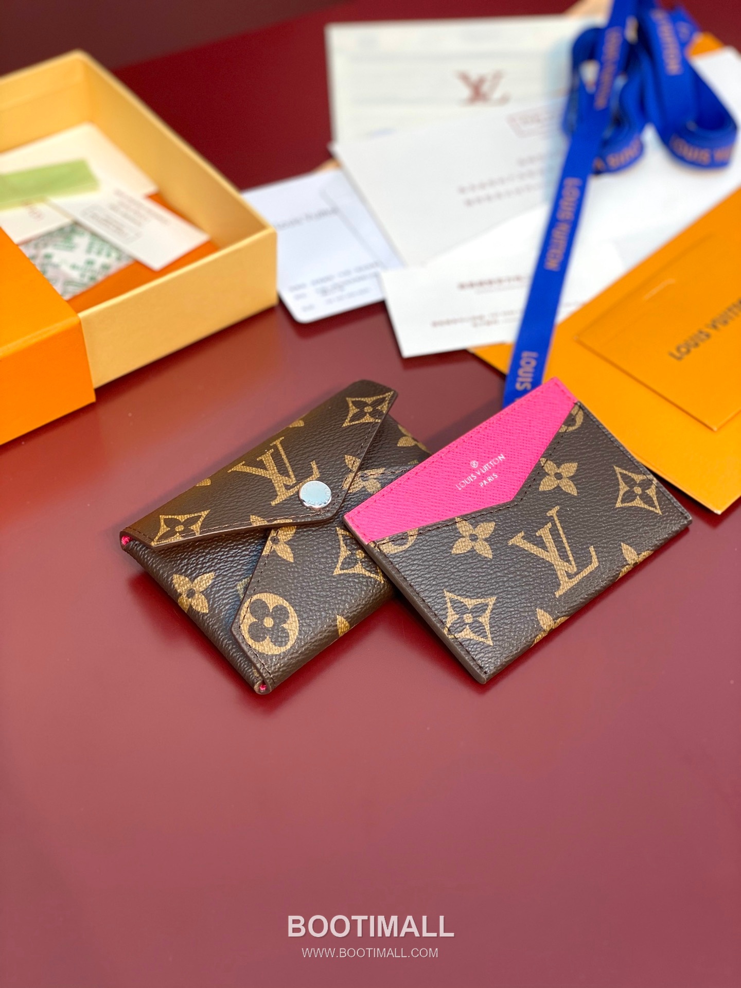 Louis Vuitton Kirigami Card Holder Monogram Canvas Leather Wallet with Snap Button Detail 루이비통 키리가미 모노그램 캔버스 스냅버튼 카드지갑 M12884 11cm 4