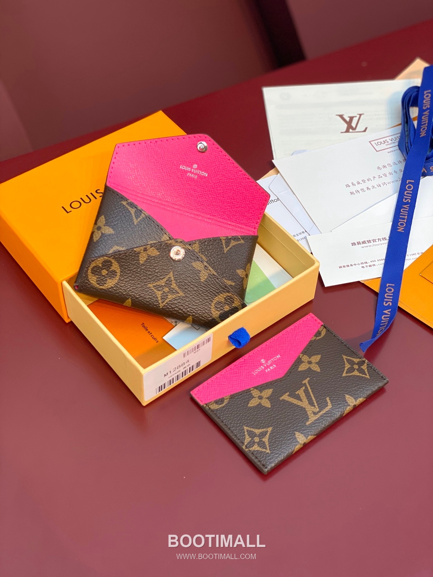 Louis Vuitton Kirigami Card Holder Monogram Canvas Leather Wallet with Snap Button Detail 루이비통 키리가미 모노그램 캔버스 스냅버튼 카드지갑 M12884 11cm 5