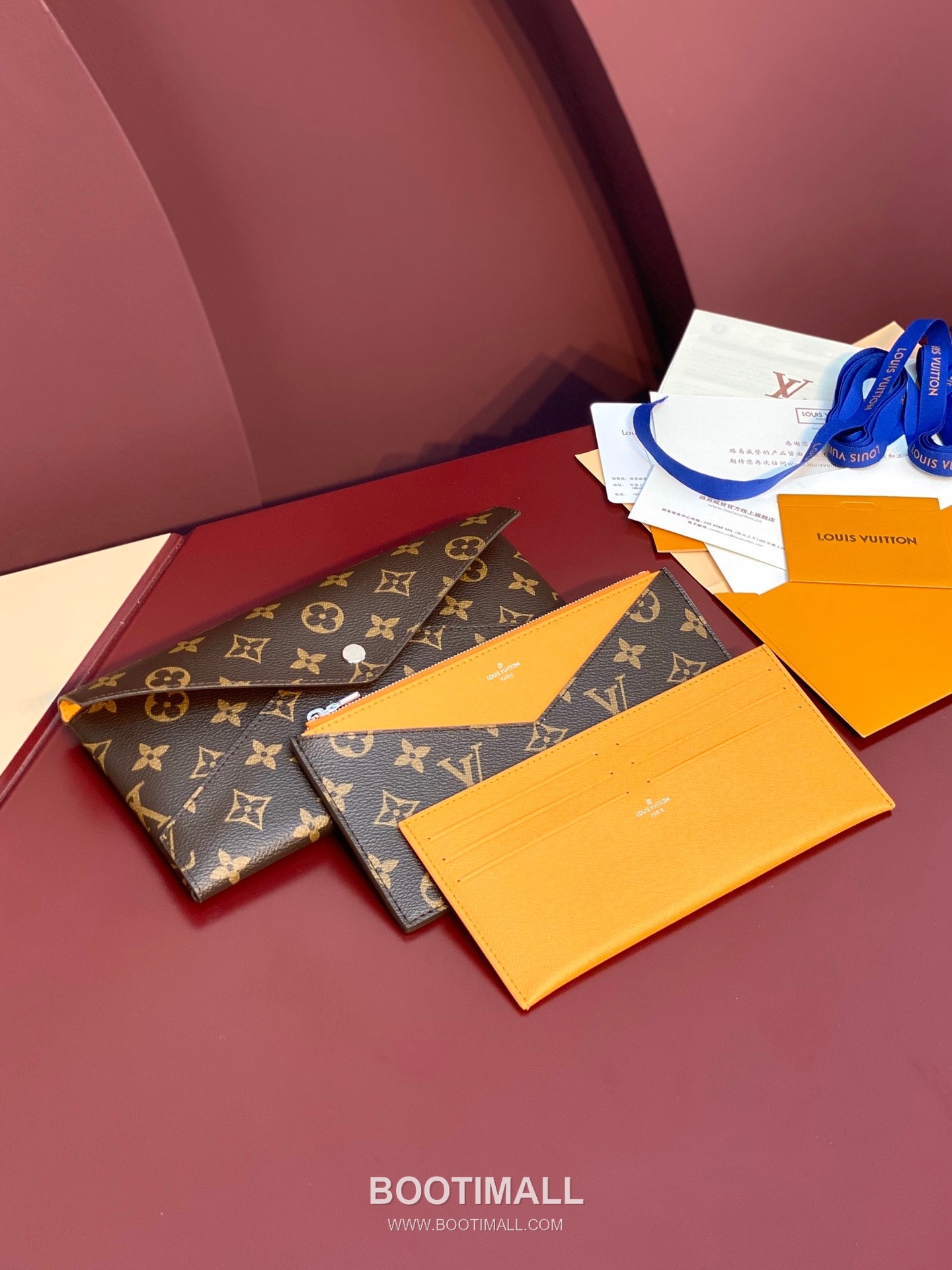 Louis Vuitton Kirigami Pouch Monogram Coated Canvas Leather Clutch Wallet with Zip Compartment Detail 루이비통 키리가미 파우치 모노그램 코팅 캔버스 레더 지퍼 컴파트먼트 클러치 지갑 M12359 23cm 5