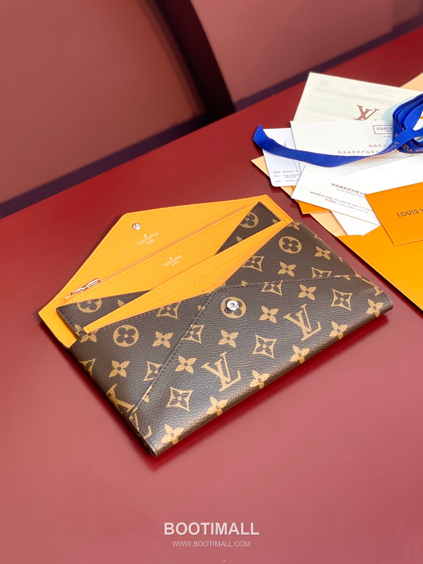 Louis Vuitton Kirigami Pouch Monogram Coated Canvas Leather Clutch Wallet with Zip Compartment Detail 루이비통 키리가미 파우치 모노그램 코팅 캔버스 레더 지퍼 컴파트먼트 클러치 지갑 M12359 23cm 11