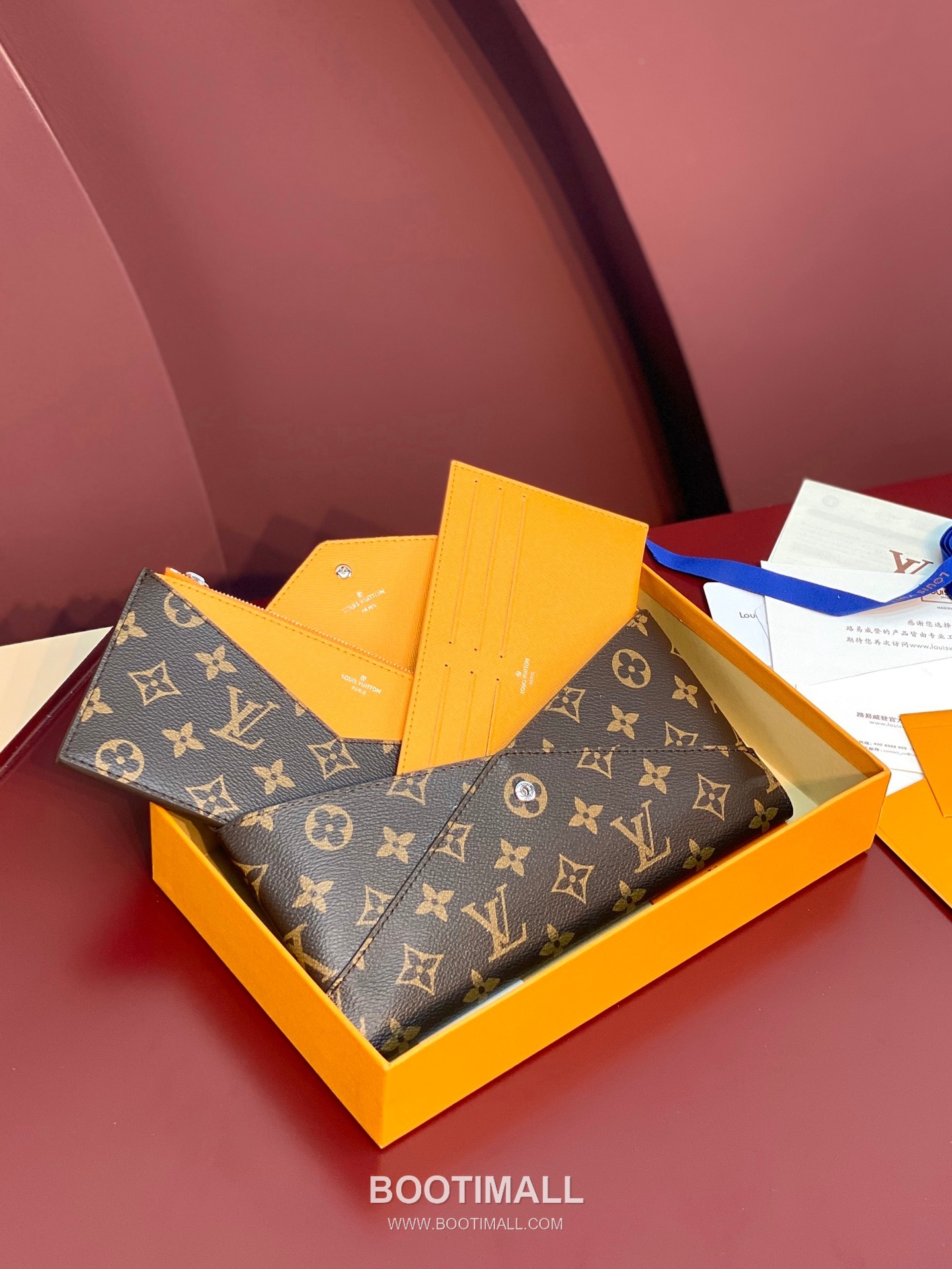 Louis Vuitton Kirigami Pouch Monogram Coated Canvas Leather Clutch Wallet with Zip Compartment Detail 루이비통 키리가미 파우치 모노그램 코팅 캔버스 레더 지퍼 컴파트먼트 클러치 지갑 M12359 23cm 12