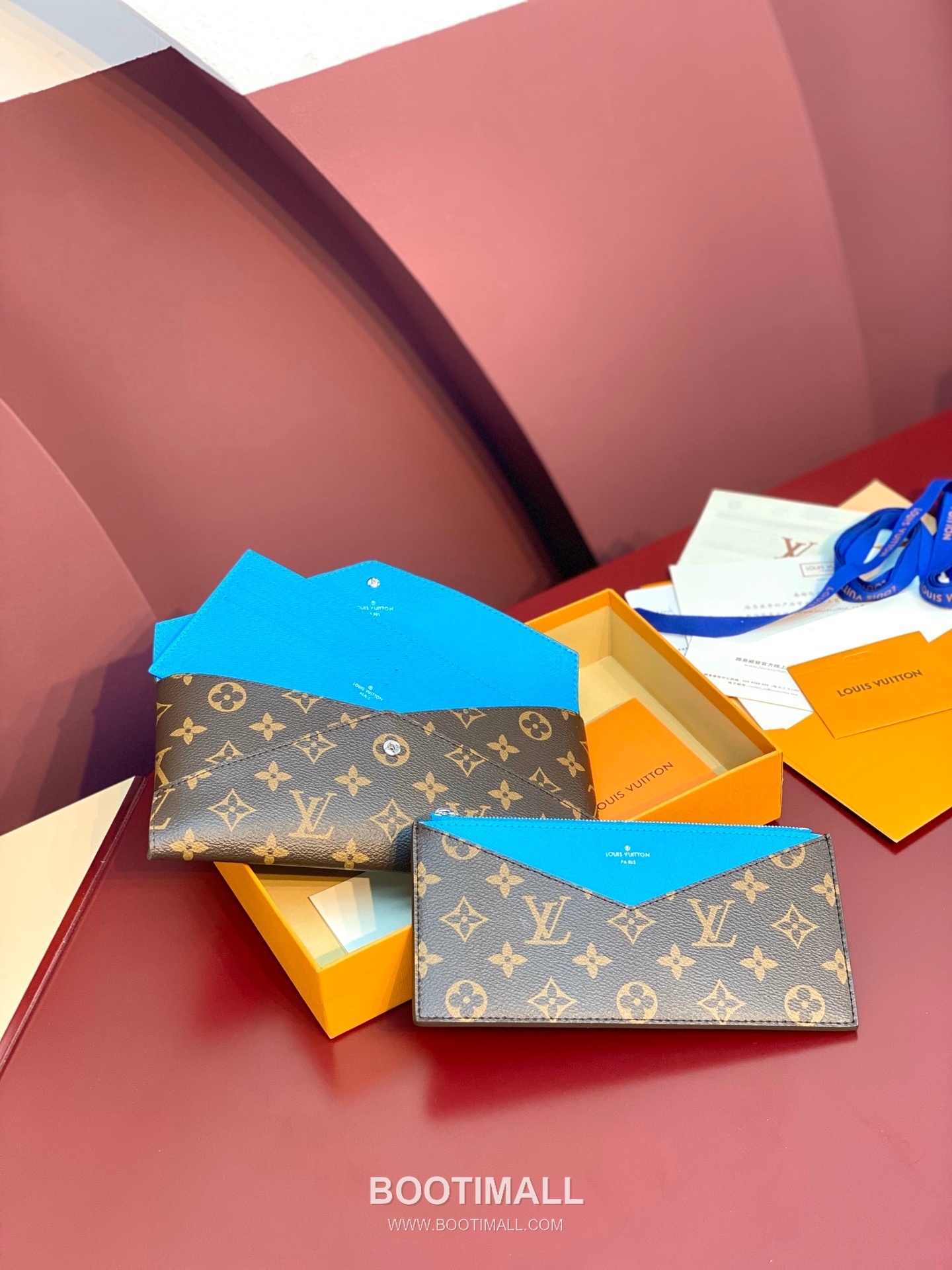 Louis Vuitton Kirigami Pouch Monogram Coated Canvas Leather Clutch Wallet with Zip Compartment Detail 루이비통 키리가미 파우치 모노그램 코팅 캔버스 레더 지퍼 컴파트먼트 클러치 지갑 M12359 23cm 6