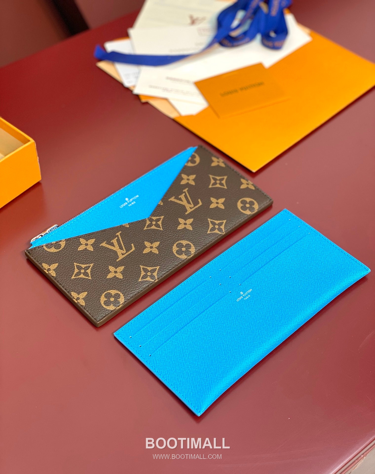 Louis Vuitton Kirigami Pouch Monogram Coated Canvas Leather Clutch Wallet with Zip Compartment Detail 루이비통 키리가미 파우치 모노그램 코팅 캔버스 레더 지퍼 컴파트먼트 클러치 지갑 M12359 23cm 9