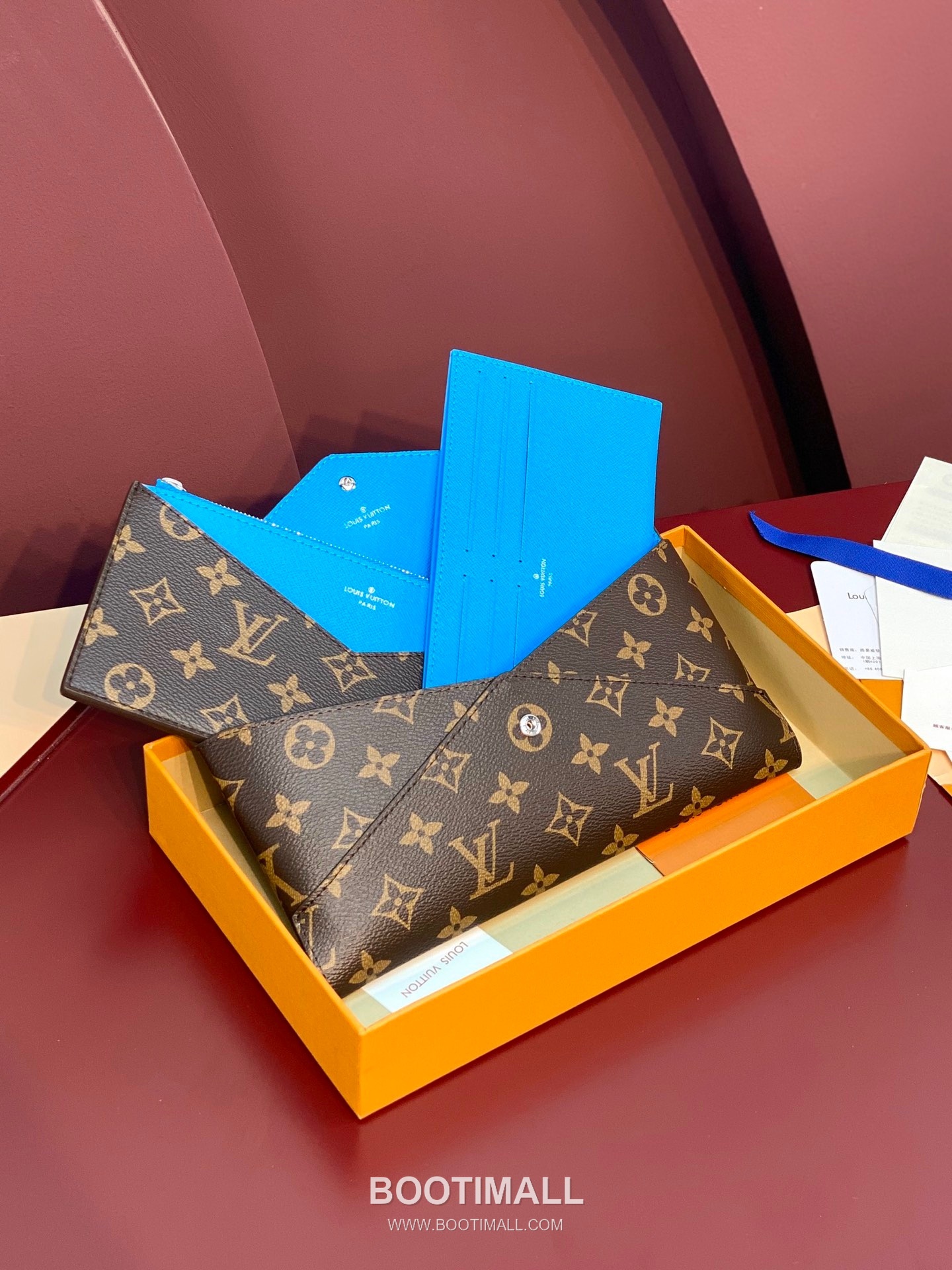 Louis Vuitton Kirigami Pouch Monogram Coated Canvas Leather Clutch Wallet with Zip Compartment Detail 루이비통 키리가미 파우치 모노그램 코팅 캔버스 레더 지퍼 컴파트먼트 클러치 지갑 M12359 23cm 13