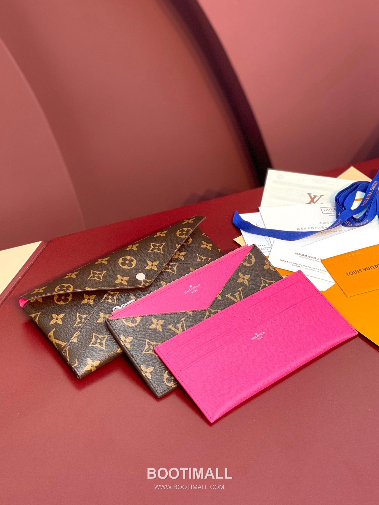 Louis Vuitton Kirigami Pouch Monogram Coated Canvas Leather Clutch Wallet with Zip Compartment Detail 루이비통 키리가미 파우치 모노그램 코팅 캔버스 레더 지퍼 컴파트먼트 클러치 지갑 M12359 23cm 4