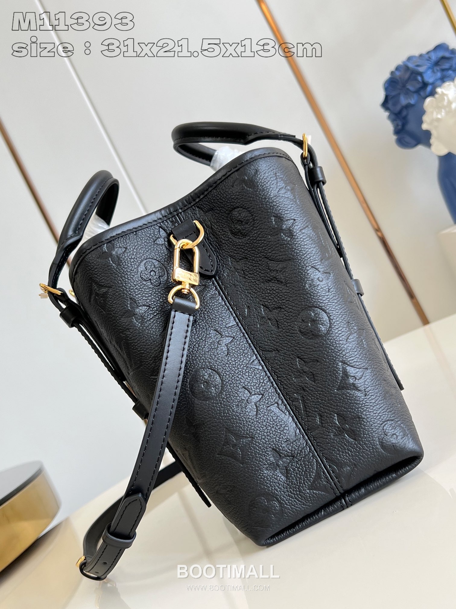 Louis Vuitton Babylone Tote Grained Calfskin Leather Shoulder Bag with Zip Compartment Detail 루이비통 바빌론 토트 카프스킨 레더 지퍼 컴파트먼트 숄더 토트백 M11393 31cm 3