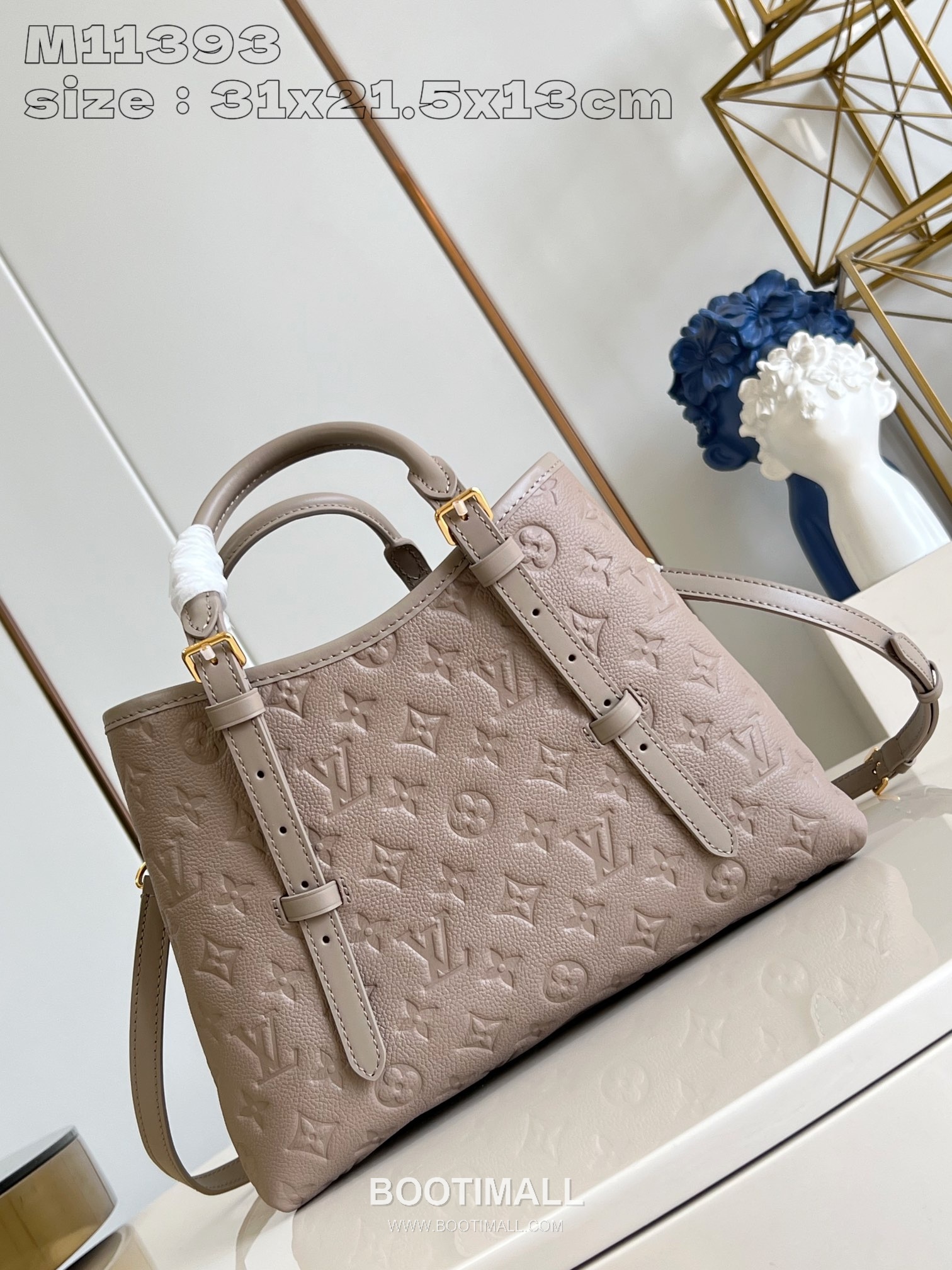 Louis Vuitton Babylone Tote Grained Calfskin Leather Shoulder Bag with Zip Compartment Detail 루이비통 바빌론 토트 카프스킨 레더 지퍼 컴파트먼트 숄더 토트백 M11393 31cm 1