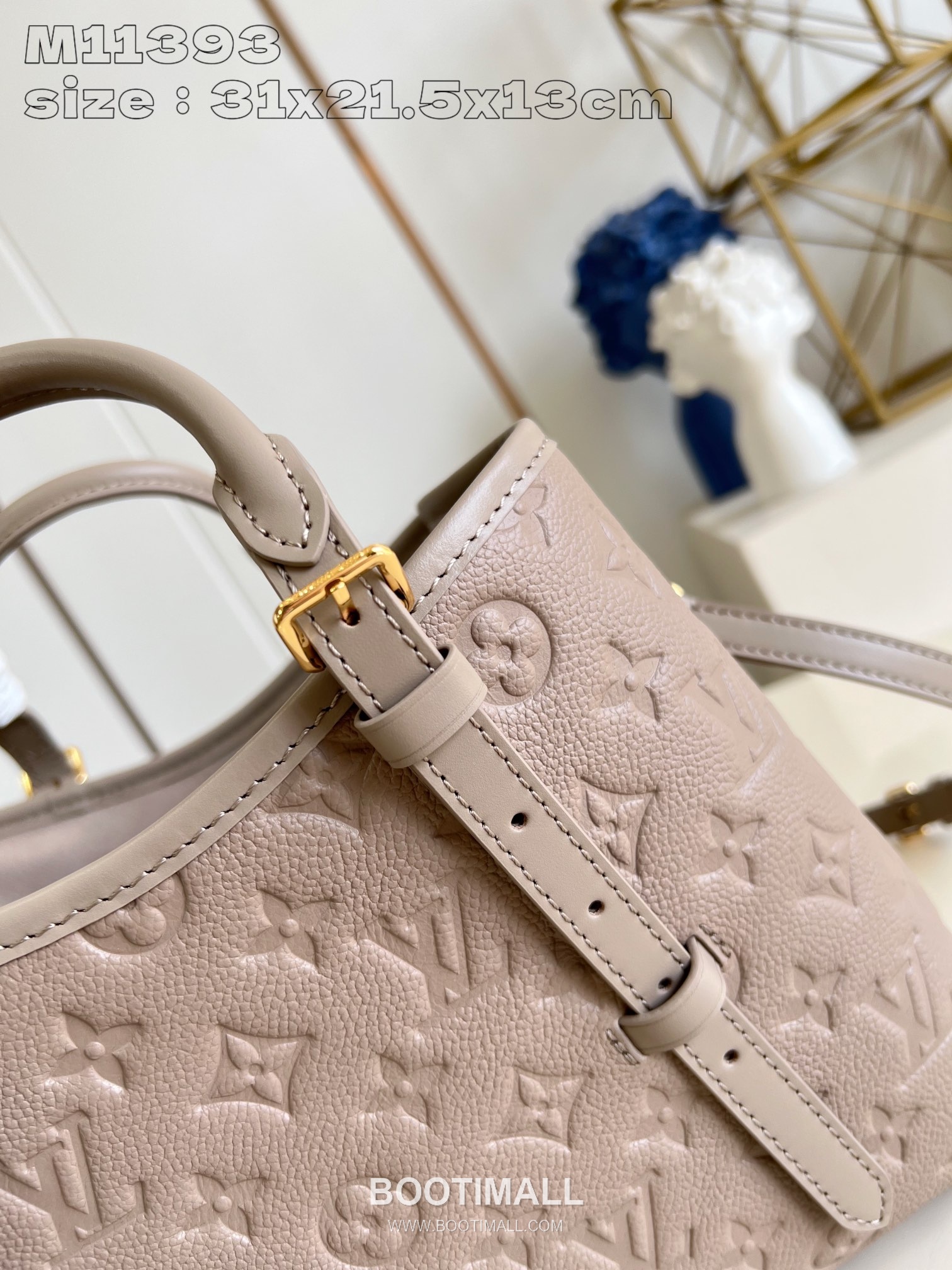 Louis Vuitton Babylone Tote Grained Calfskin Leather Shoulder Bag with Zip Compartment Detail 루이비통 바빌론 토트 카프스킨 레더 지퍼 컴파트먼트 숄더 토트백 M11393 31cm 2