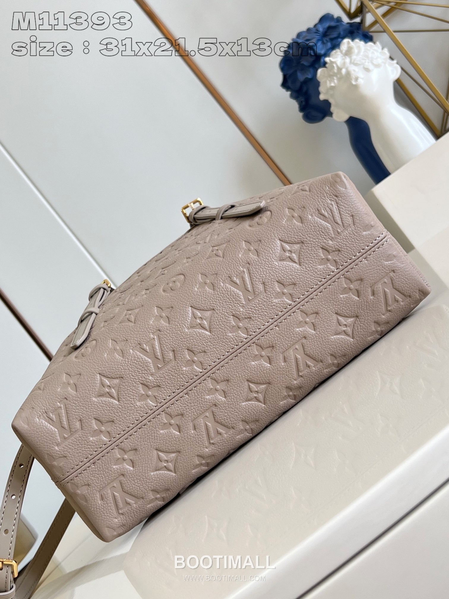 Louis Vuitton Babylone Tote Grained Calfskin Leather Shoulder Bag with Zip Compartment Detail 루이비통 바빌론 토트 카프스킨 레더 지퍼 컴파트먼트 숄더 토트백 M11393 31cm 5