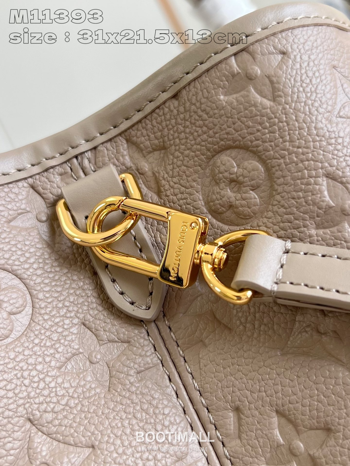 Louis Vuitton Babylone Tote Grained Calfskin Leather Shoulder Bag with Zip Compartment Detail 루이비통 바빌론 토트 카프스킨 레더 지퍼 컴파트먼트 숄더 토트백 M11393 31cm 6