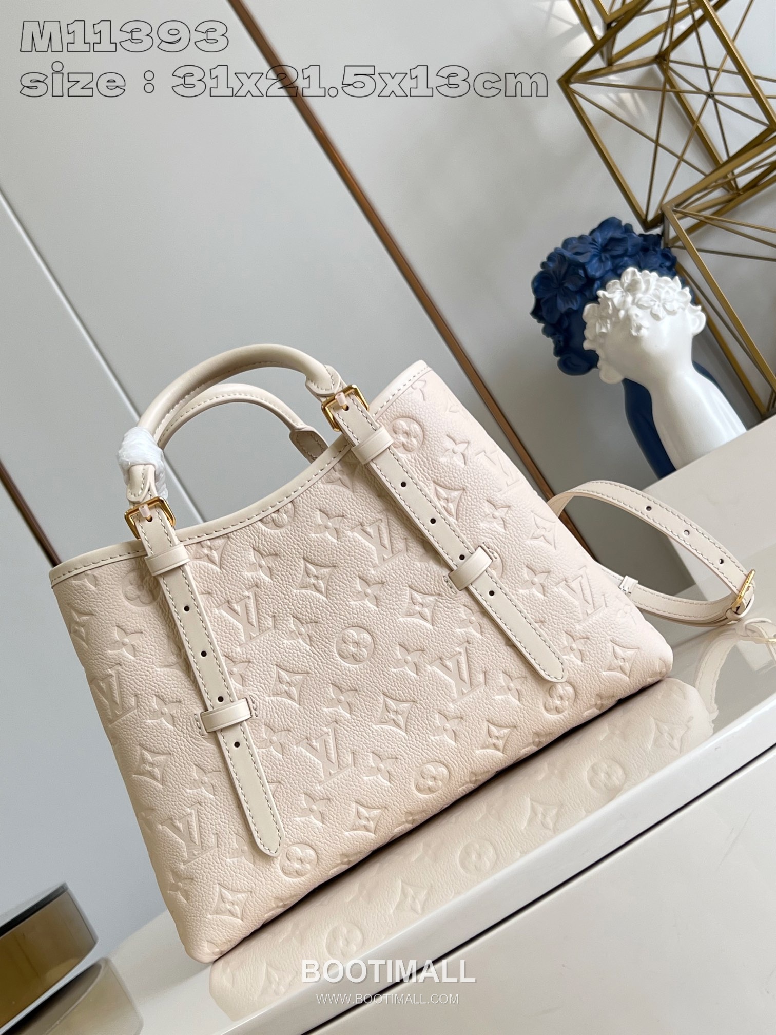 Louis Vuitton Babylone Tote Grained Calfskin Leather Shoulder Bag with Zip Compartment Detail 루이비통 바빌론 토트 카프스킨 레더 지퍼 컴파트먼트 숄더 토트백 M11393 31cm 1