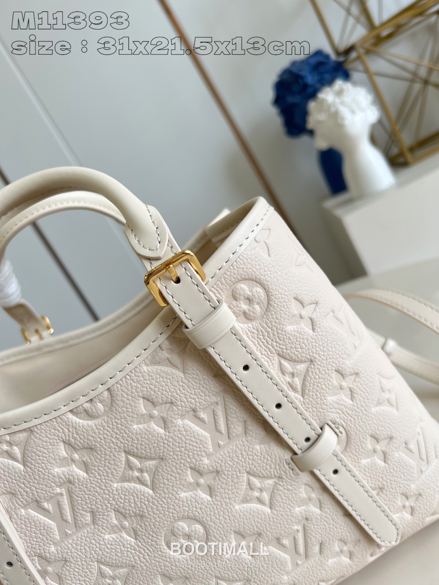 Louis Vuitton Babylone Tote Grained Calfskin Leather Shoulder Bag with Zip Compartment Detail 루이비통 바빌론 토트 카프스킨 레더 지퍼 컴파트먼트 숄더 토트백 M11393 31cm 2