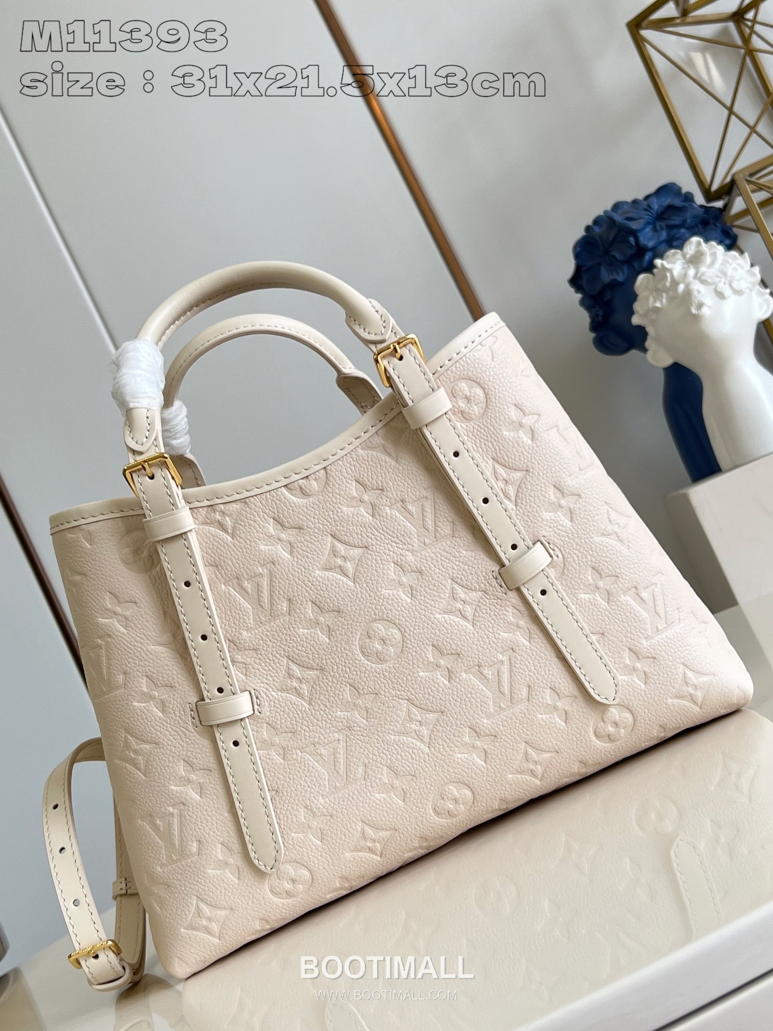 Louis Vuitton Babylone Tote Grained Calfskin Leather Shoulder Bag with Zip Compartment Detail 루이비통 바빌론 토트 카프스킨 레더 지퍼 컴파트먼트 숄더 토트백 M11393 31cm 5