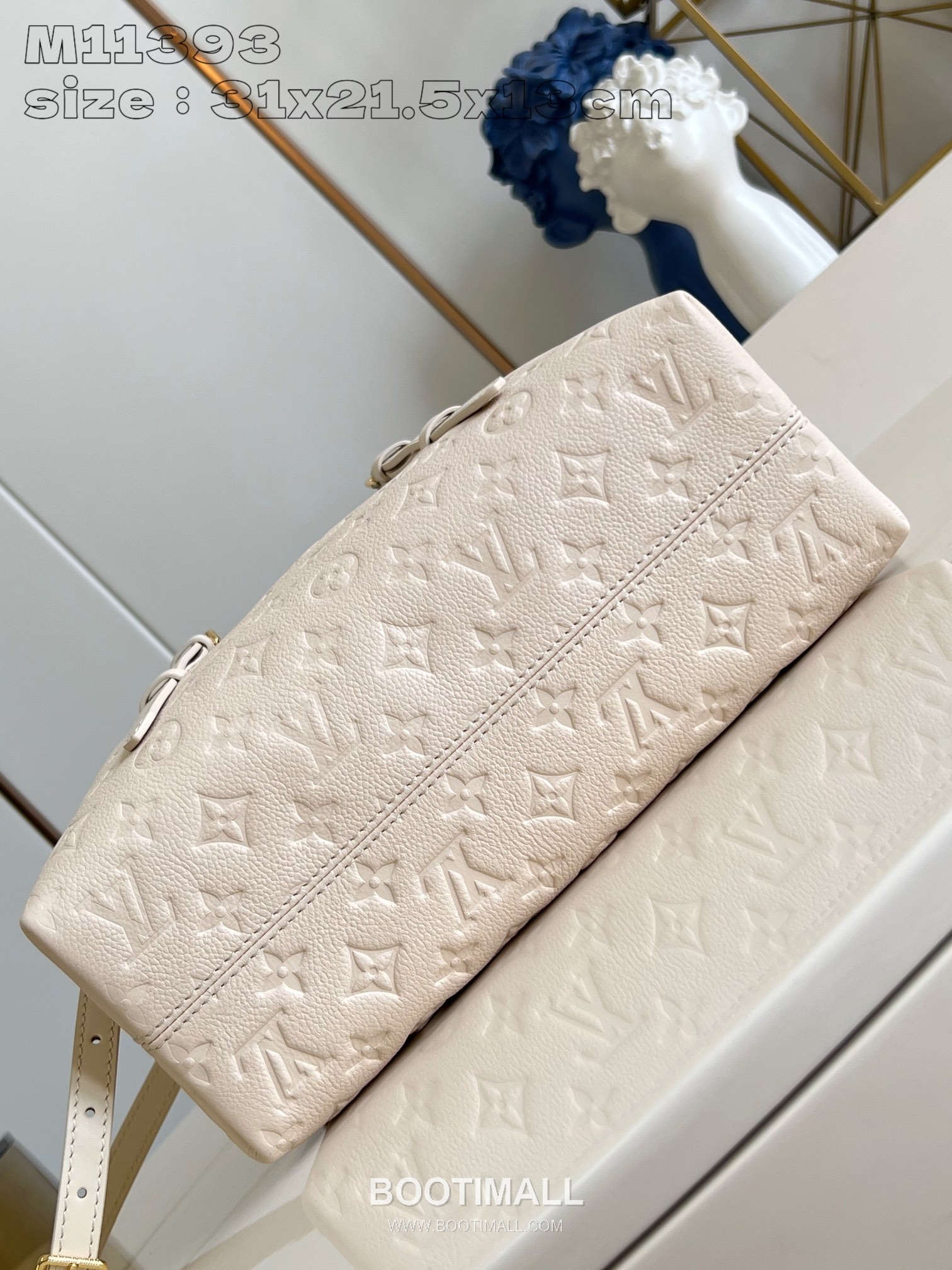 Louis Vuitton Babylone Tote Grained Calfskin Leather Shoulder Bag with Zip Compartment Detail 루이비통 바빌론 토트 카프스킨 레더 지퍼 컴파트먼트 숄더 토트백 M11393 31cm 6
