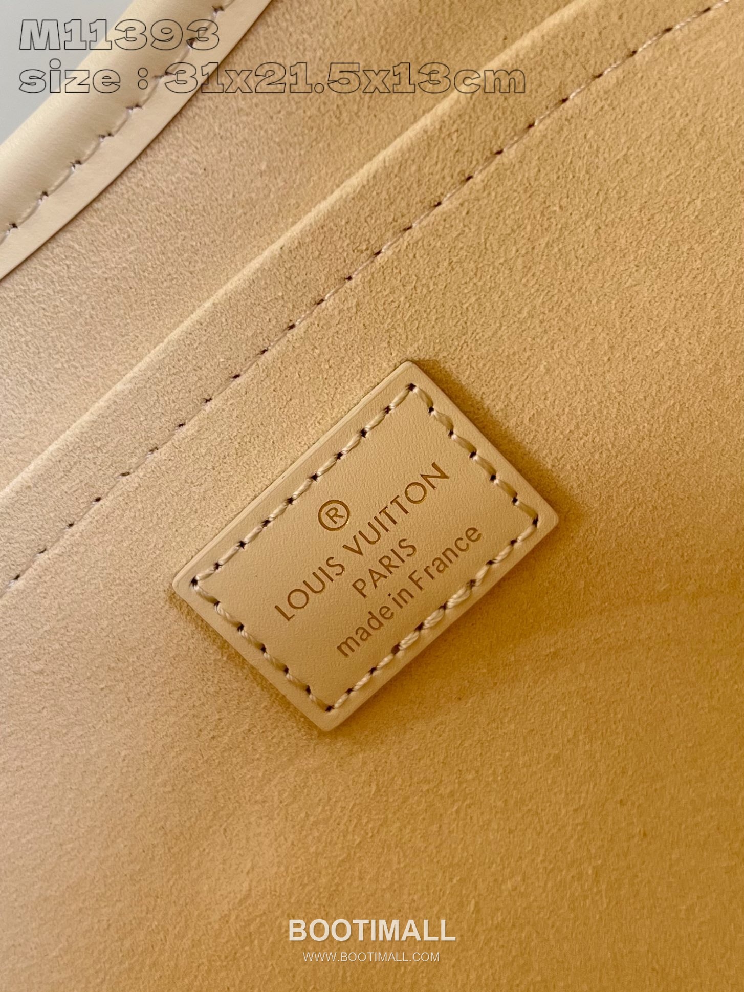 Louis Vuitton Babylone Tote Grained Calfskin Leather Shoulder Bag with Zip Compartment Detail 루이비통 바빌론 토트 카프스킨 레더 지퍼 컴파트먼트 숄더 토트백 M11393 31cm 9