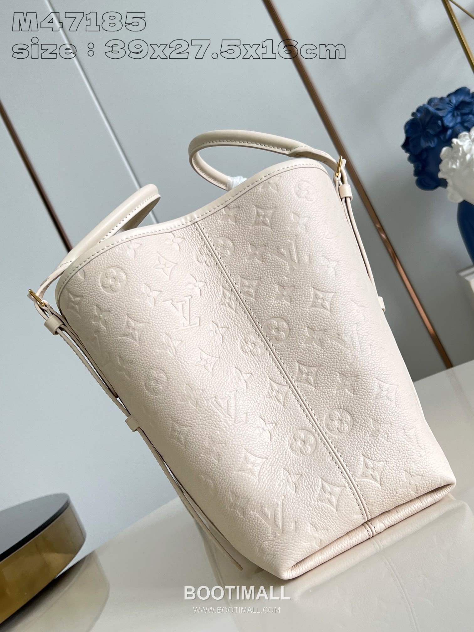 Louis Vuitton Babylone Tote MM Grained Calfskin Leather Shoulder Bag with Zip Compartment Detail 루이비통 바빌론 토트 MM 카프스킨 레더 지퍼 컴파트먼트 숄더 토트백 M47185 39cm 3