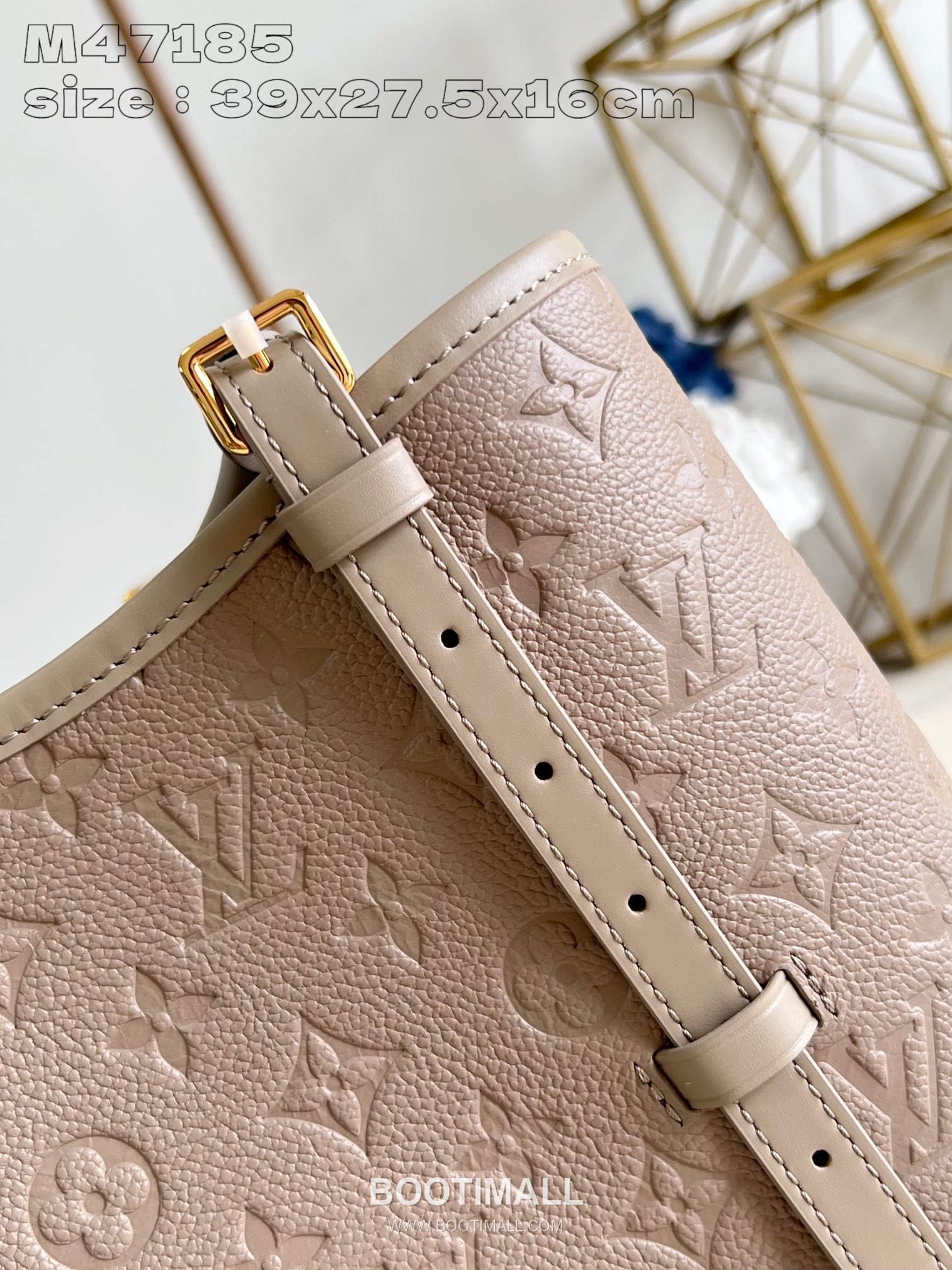 Louis Vuitton Babylone Tote MM Grained Calfskin Leather Shoulder Bag with Zip Compartment Detail 루이비통 바빌론 토트 MM 카프스킨 레더 지퍼 컴파트먼트 숄더 토트백 M47185 39cm 2