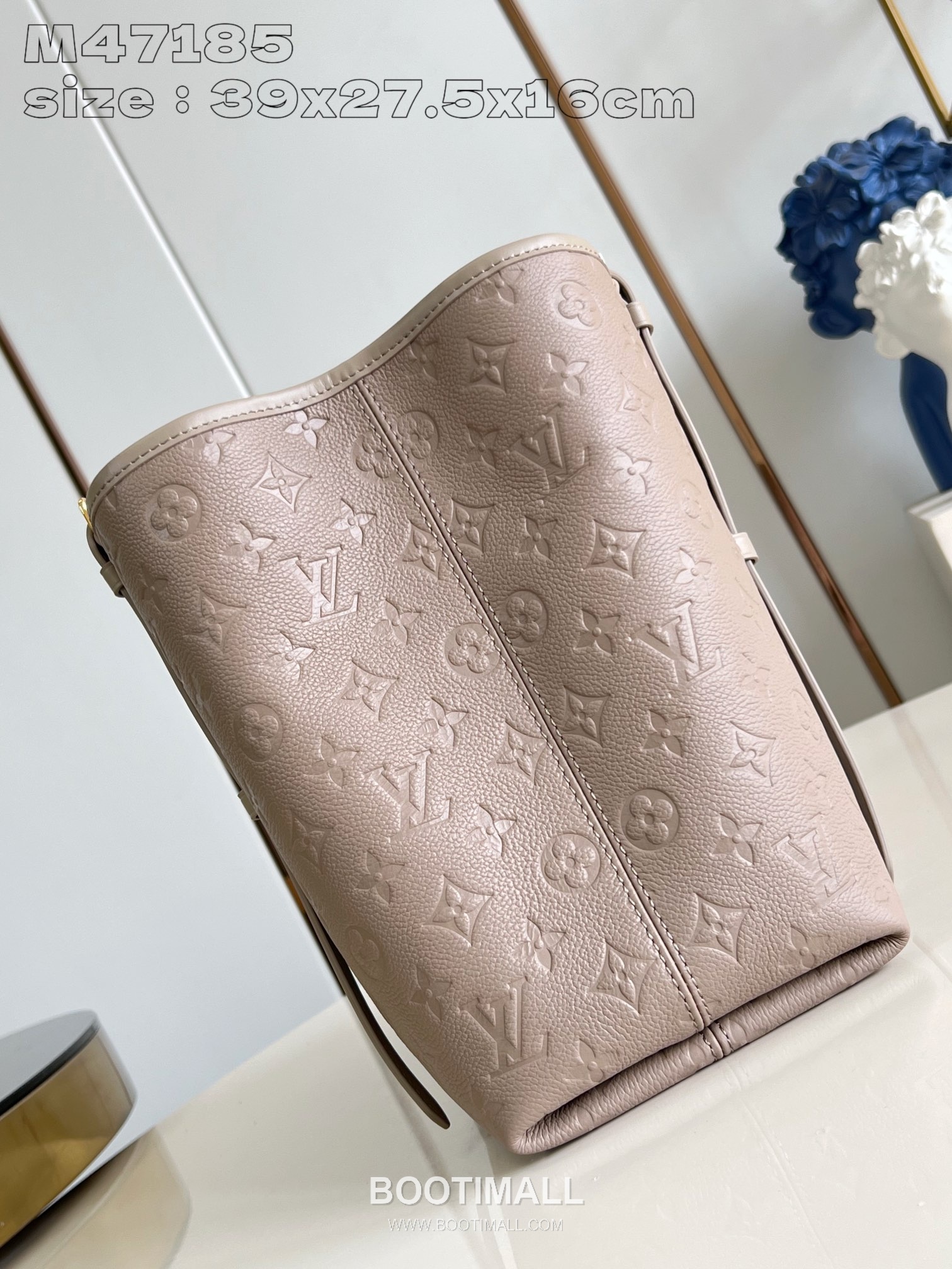 Louis Vuitton Babylone Tote MM Grained Calfskin Leather Shoulder Bag with Zip Compartment Detail 루이비통 바빌론 토트 MM 카프스킨 레더 지퍼 컴파트먼트 숄더 토트백 M47185 39cm 3