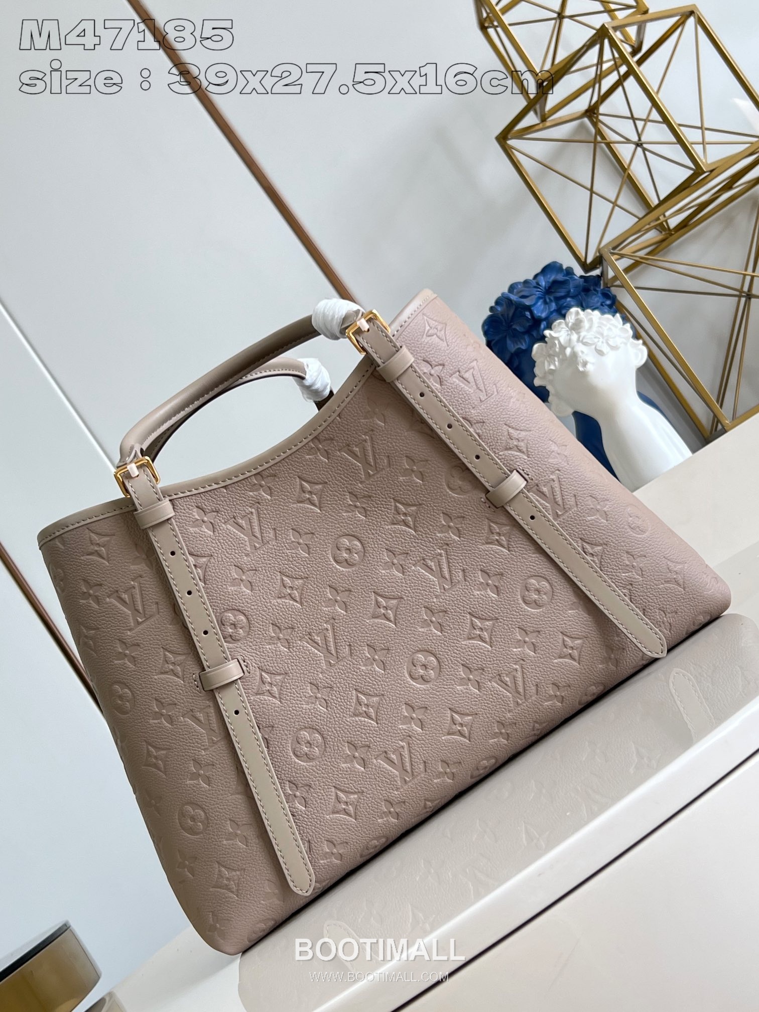 Louis Vuitton Babylone Tote MM Grained Calfskin Leather Shoulder Bag with Zip Compartment Detail 루이비통 바빌론 토트 MM 카프스킨 레더 지퍼 컴파트먼트 숄더 토트백 M47185 39cm 4