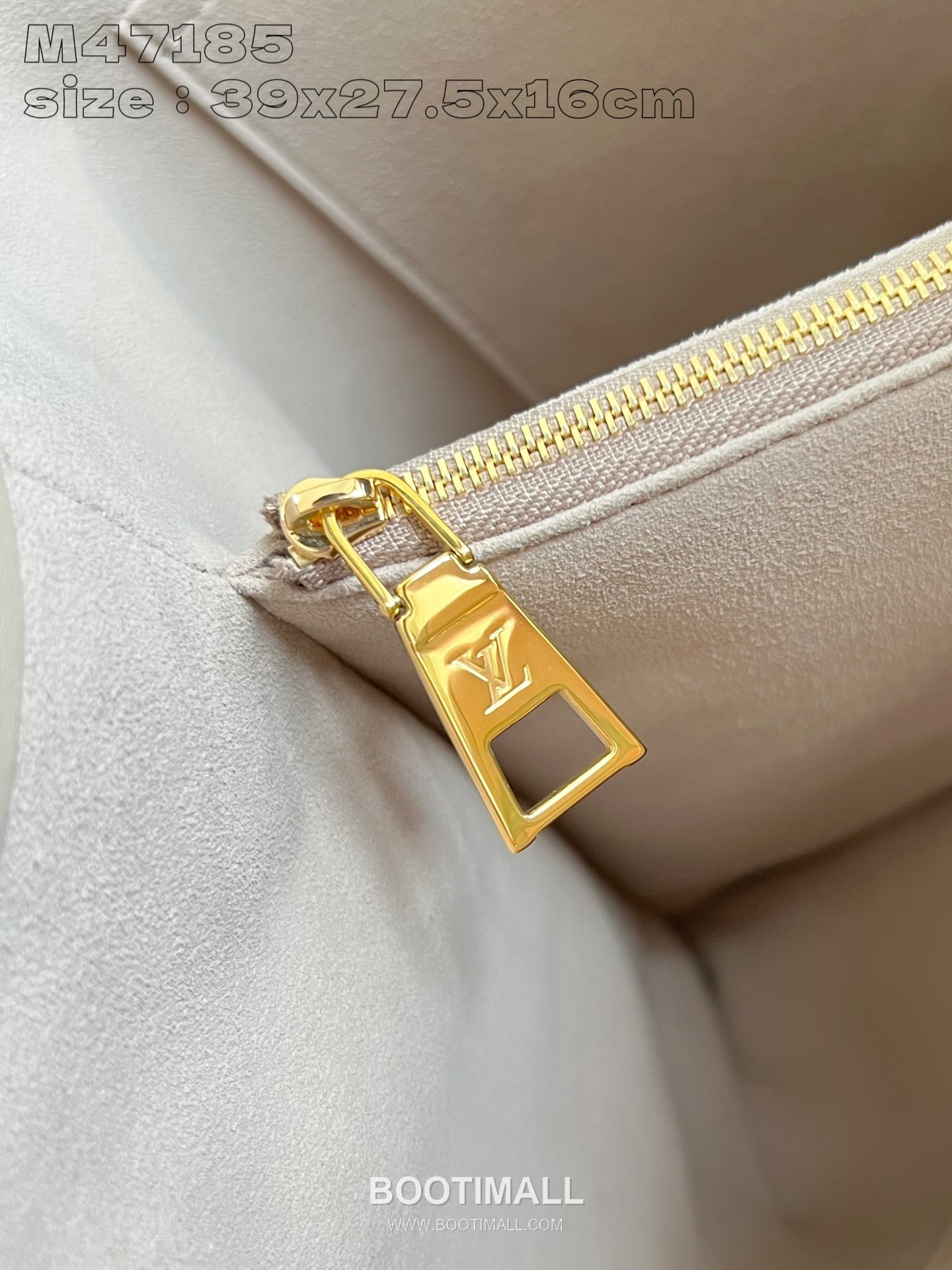 Louis Vuitton Babylone Tote MM Grained Calfskin Leather Shoulder Bag with Zip Compartment Detail 루이비통 바빌론 토트 MM 카프스킨 레더 지퍼 컴파트먼트 숄더 토트백 M47185 39cm 7