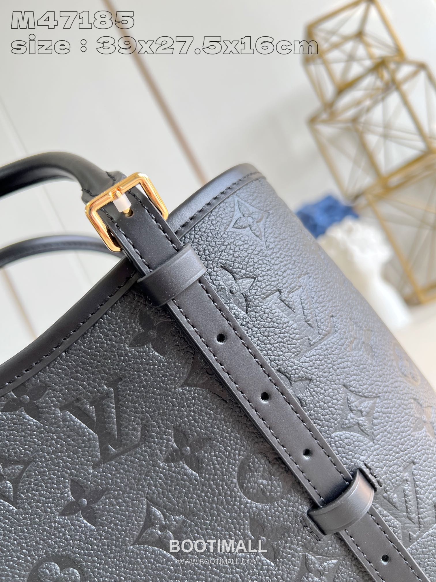 Louis Vuitton Babylone Tote MM Grained Calfskin Leather Shoulder Bag with Zip Compartment Detail 루이비통 바빌론 토트 MM 카프스킨 레더 지퍼 컴파트먼트 숄더 토트백 M47185 39cm 2