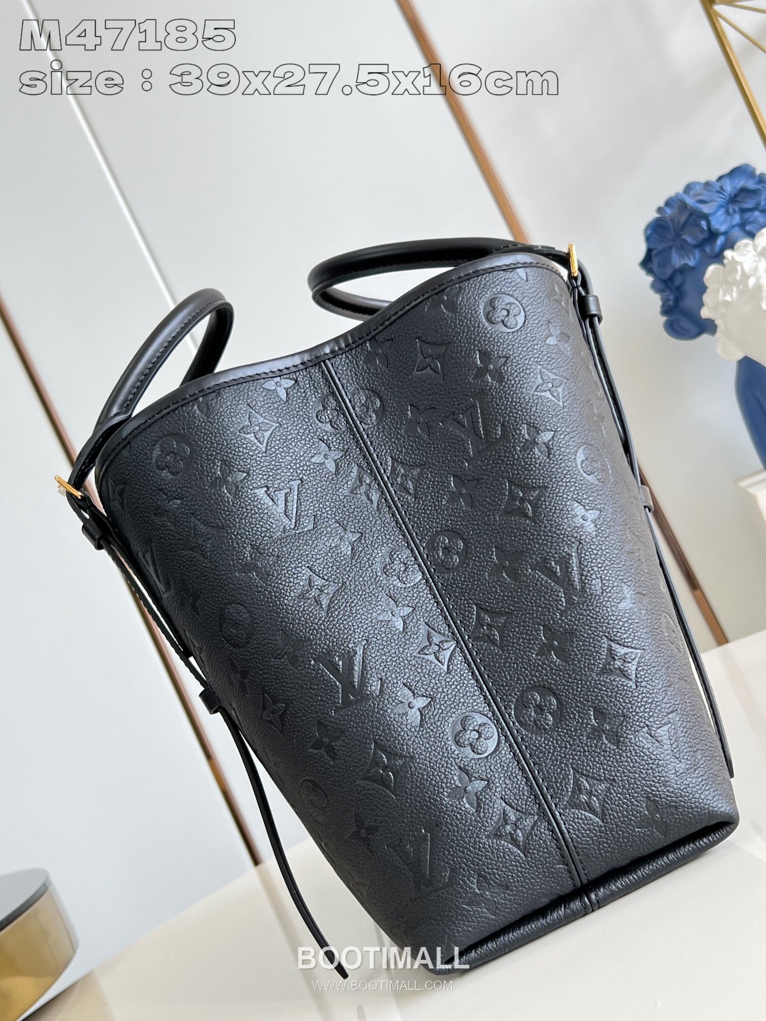 Louis Vuitton Babylone Tote MM Grained Calfskin Leather Shoulder Bag with Zip Compartment Detail 루이비통 바빌론 토트 MM 카프스킨 레더 지퍼 컴파트먼트 숄더 토트백 M47185 39cm 3