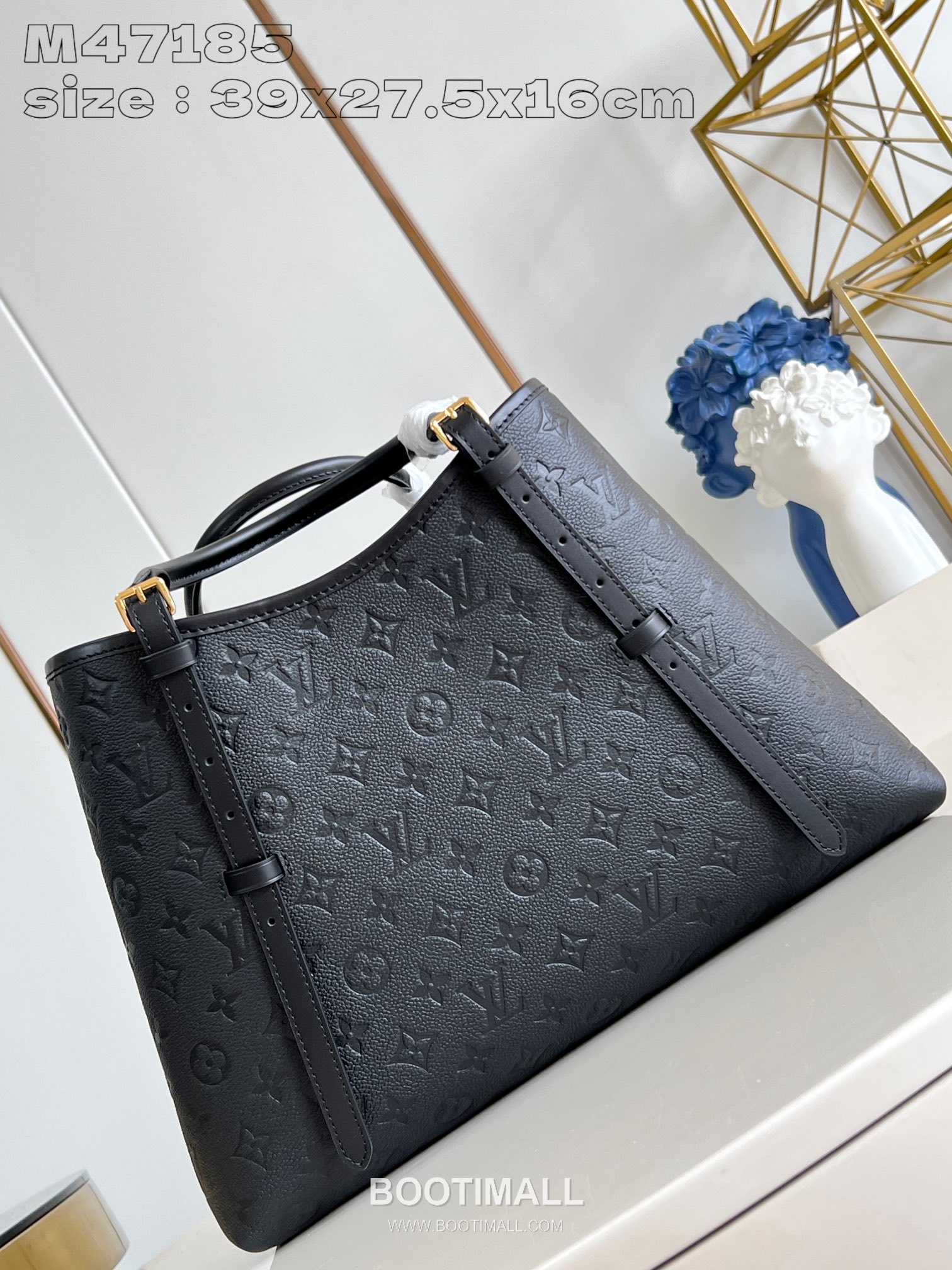 Louis Vuitton Babylone Tote MM Grained Calfskin Leather Shoulder Bag with Zip Compartment Detail 루이비통 바빌론 토트 MM 카프스킨 레더 지퍼 컴파트먼트 숄더 토트백 M47185 39cm 4