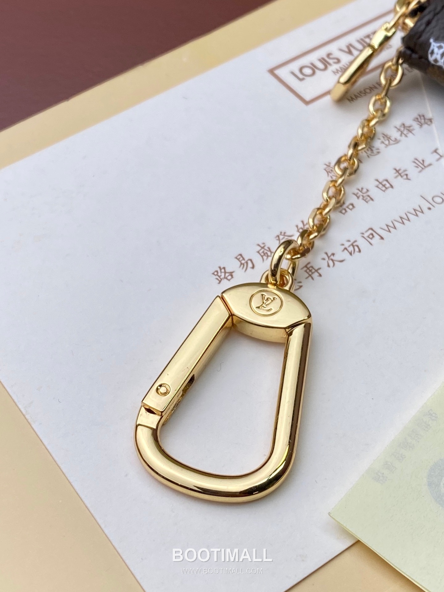 Louis Vuitton Key Pouch Monogram Canvas Wallet with Key Ring Detail 루이비통 키 파우치 모노그램 캔버스 키링 카드지갑 M82620 12cm 7