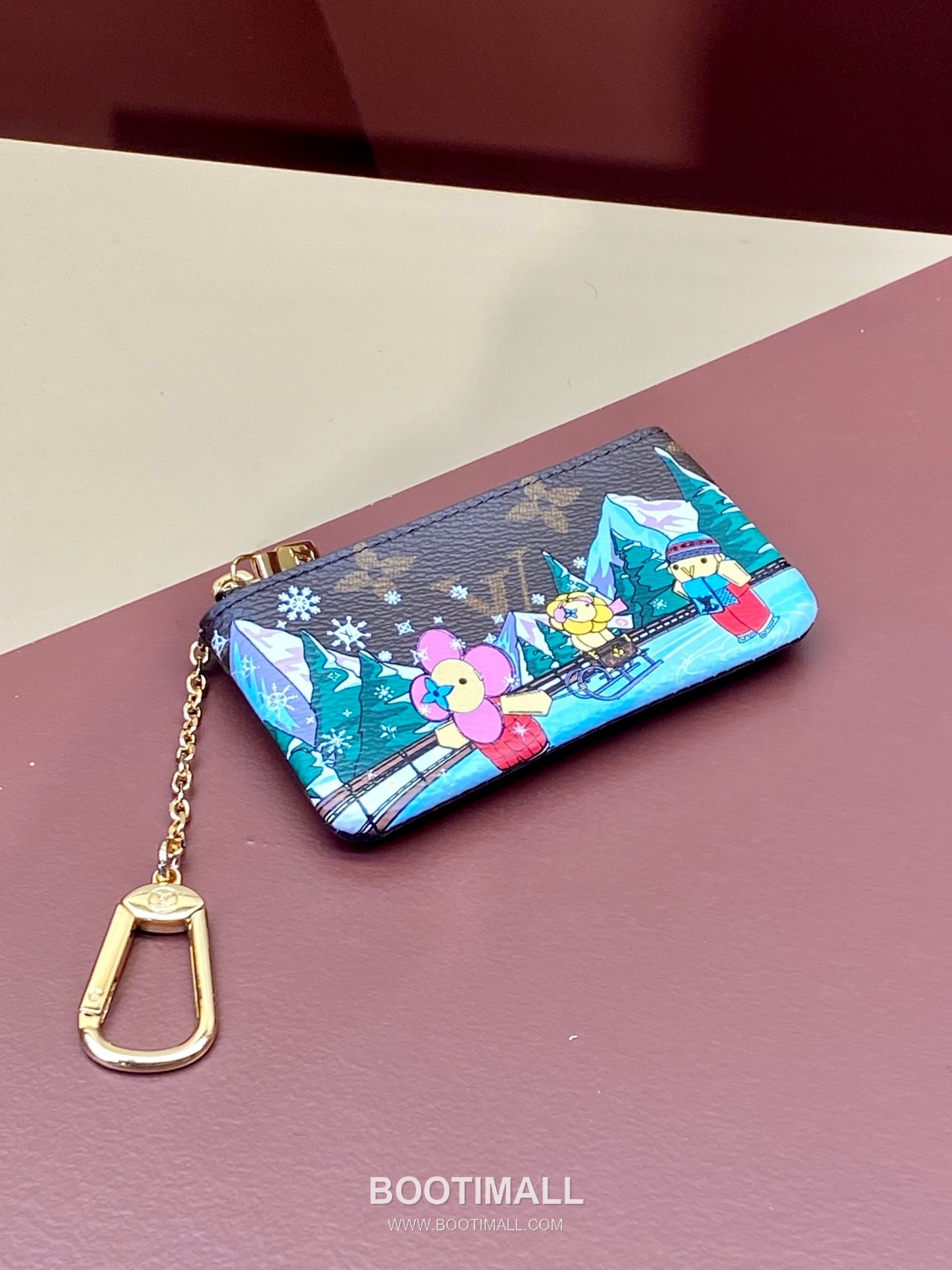 Louis Vuitton Key Pouch Monogram Canvas Wallet with Key Ring Detail 루이비통 키 파우치 모노그램 캔버스 키링 카드지갑 M82620 12cm 9