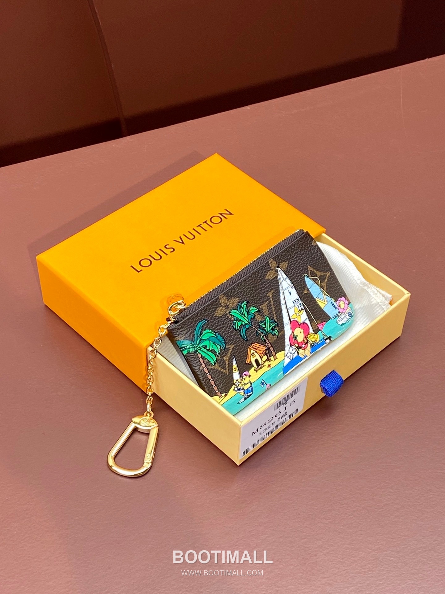 Louis Vuitton Key Pouch Monogram Canvas Wallet with Key Ring Detail 루이비통 키 파우치 모노그램 캔버스 키링 카드지갑 M82615 12cm 1