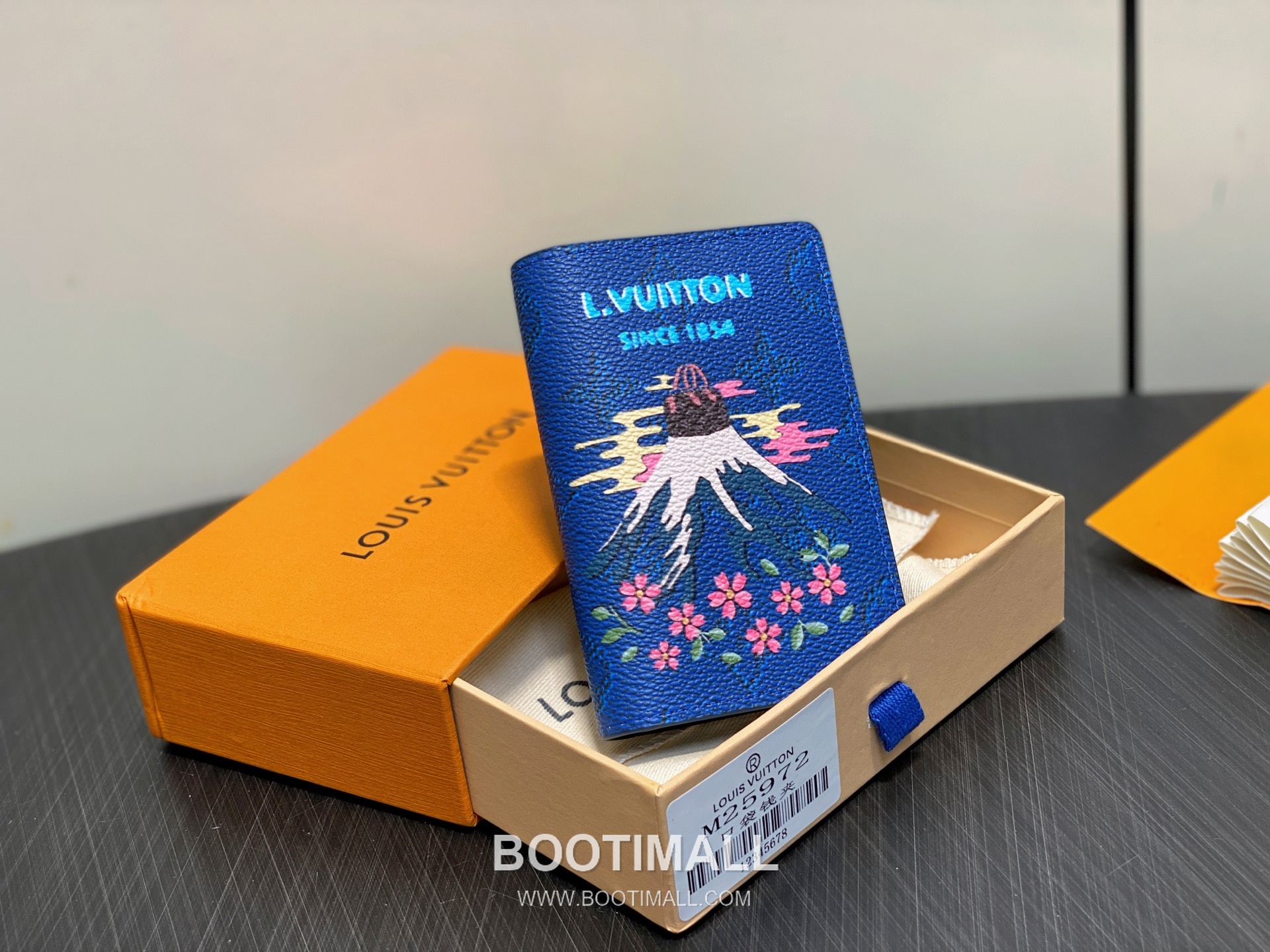 Louis Vuitton Pocket Organizer Monogram Canvas Leather Card Holder Wallet with Printed Detail 루이비통 포켓 오거나이저 모노그램 캔버스 프린트 카드지갑 M25972 11cm 2