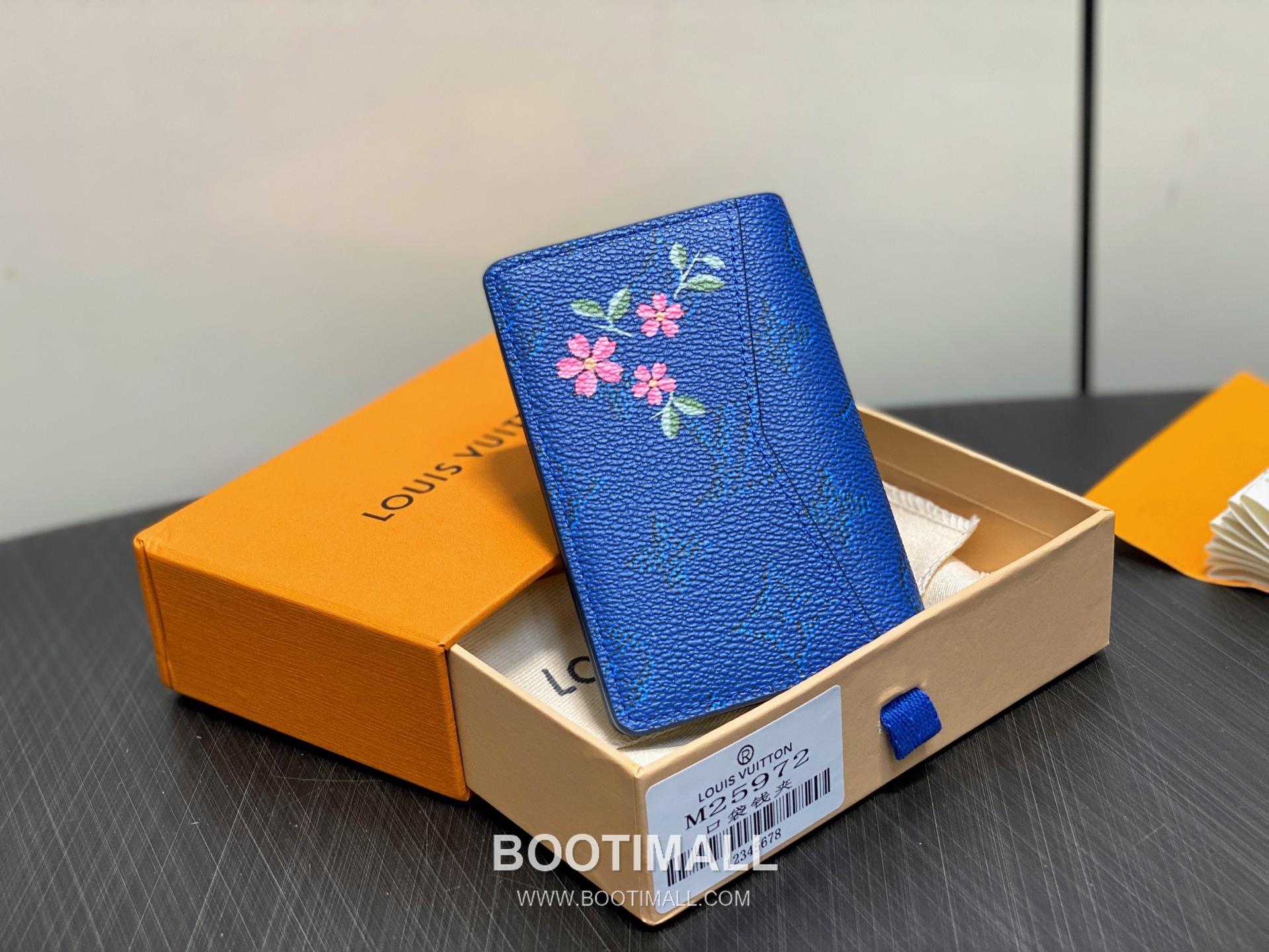 Louis Vuitton Pocket Organizer Monogram Canvas Leather Card Holder Wallet with Printed Detail 루이비통 포켓 오거나이저 모노그램 캔버스 프린트 카드지갑 M25972 11cm 3