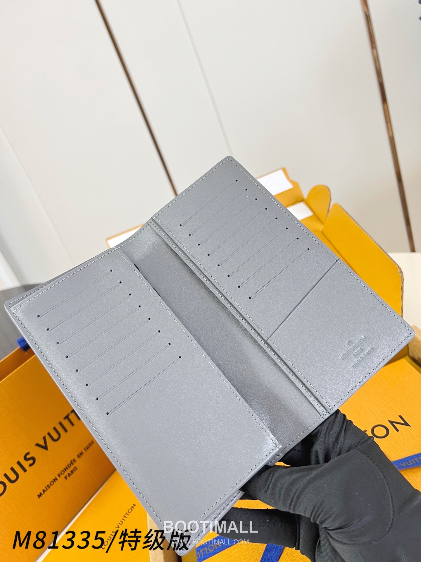 Louis Vuitton Brazza Monogram Shadow Calfskin Leather Long Wallet with Zip Coin Pocket Detail 루이비통 브라짜 모노그램 쉐도우 카프스킨 지퍼 코인포켓 장지갑 M81335 19cm 5