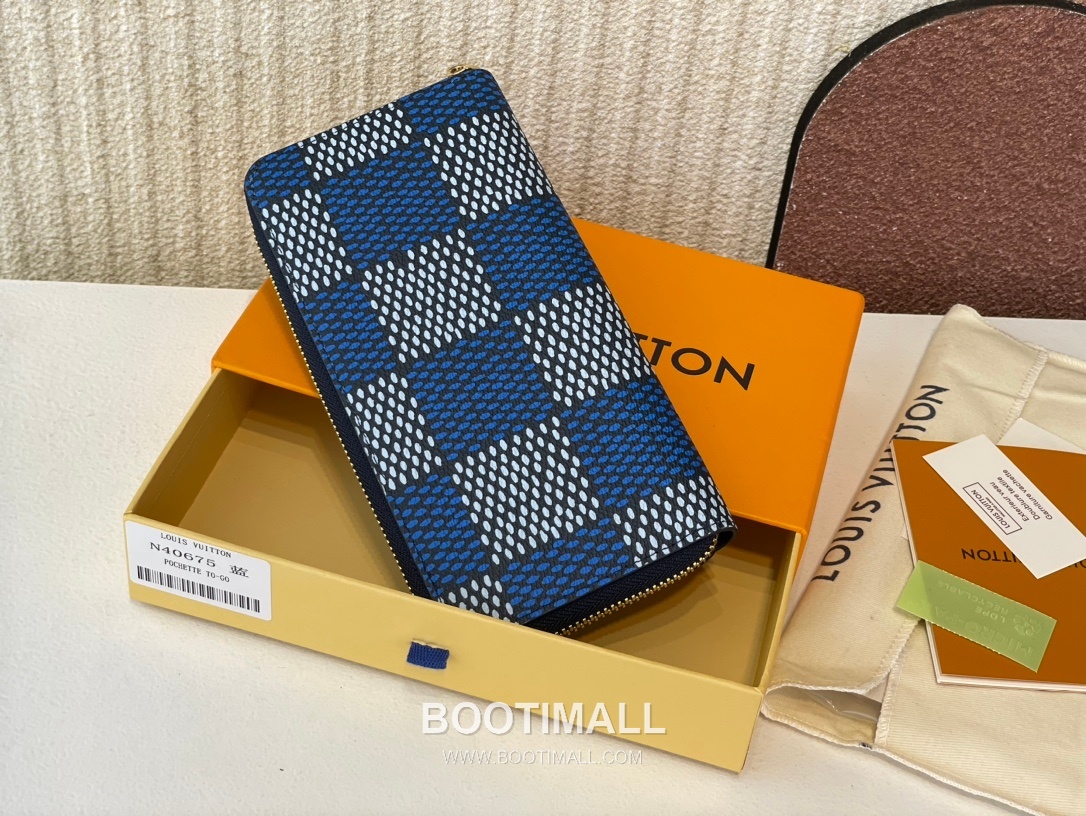 Louis Vuitton Zippy Wallet Vertical Damier Heritage Coated Canvas Wallet with Zip Detail 루이비통 지피 월렛 버티컬 다미에 헤리티지 코팅 캔버스 지퍼 장지갑 N40675 20cm 2