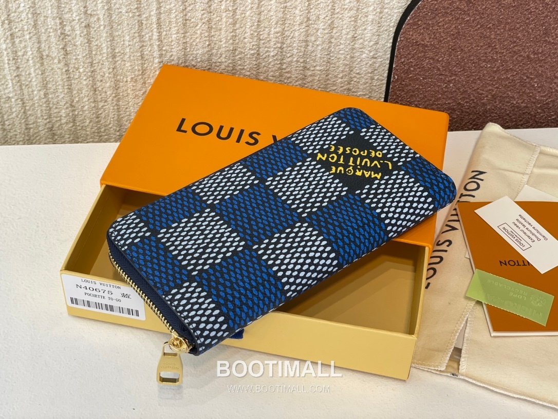 Louis Vuitton Zippy Wallet Vertical Damier Heritage Coated Canvas Wallet with Zip Detail 루이비통 지피 월렛 버티컬 다미에 헤리티지 코팅 캔버스 지퍼 장지갑 N40675 20cm 3