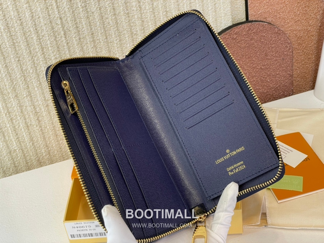 Louis Vuitton Zippy Wallet Vertical Damier Heritage Coated Canvas Wallet with Zip Detail 루이비통 지피 월렛 버티컬 다미에 헤리티지 코팅 캔버스 지퍼 장지갑 N40675 20cm 6