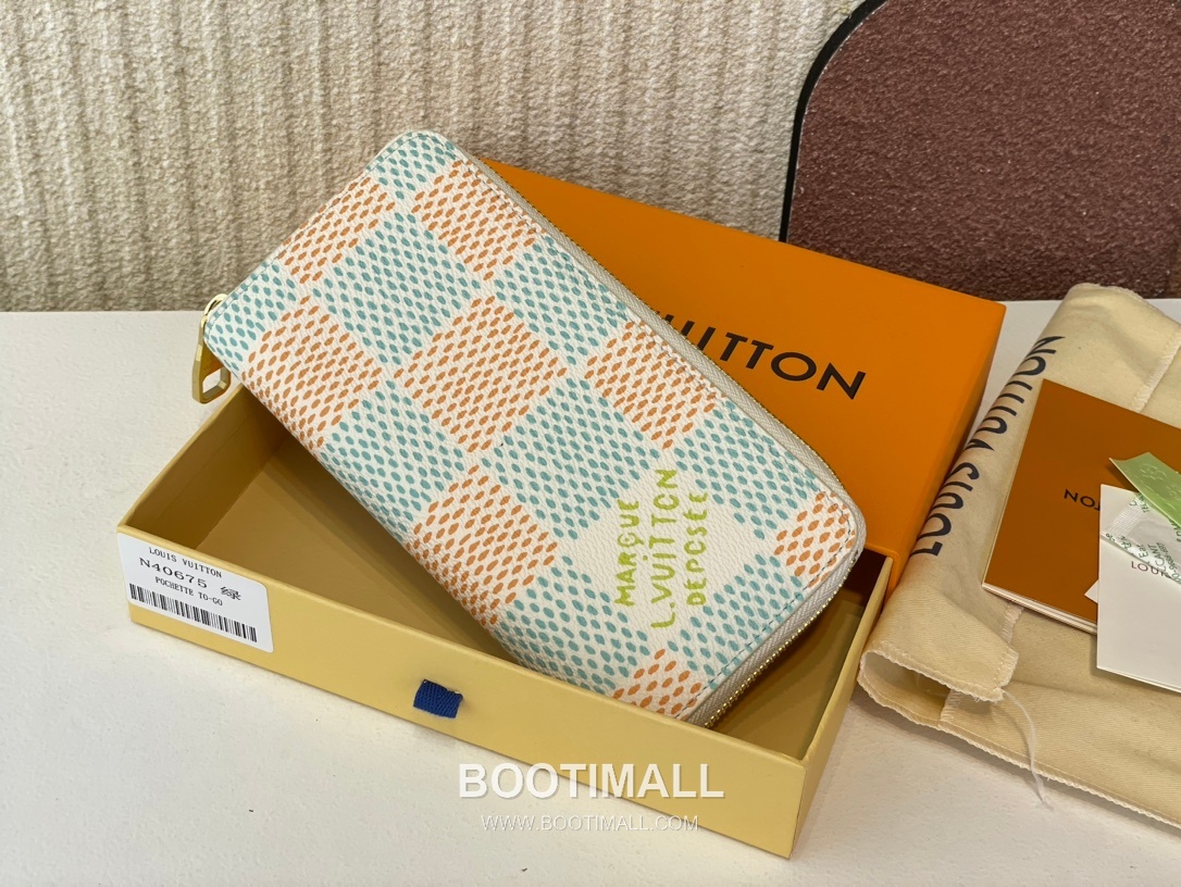 Louis Vuitton Zippy Wallet Vertical Damier Heritage Coated Canvas Wallet with Zip Detail 루이비통 지피 월렛 버티컬 다미에 헤리티지 코팅 캔버스 지퍼 장지갑 N40675 20cm 1