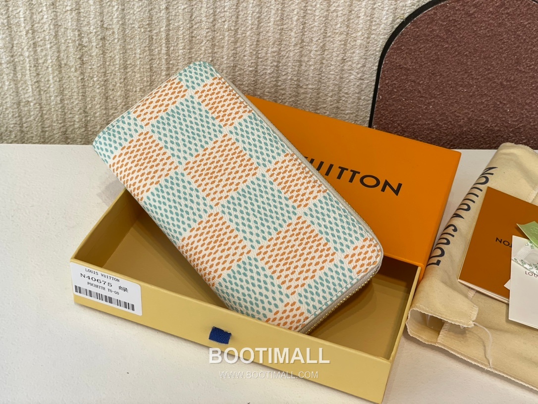 Louis Vuitton Zippy Wallet Vertical Damier Heritage Coated Canvas Wallet with Zip Detail 루이비통 지피 월렛 버티컬 다미에 헤리티지 코팅 캔버스 지퍼 장지갑 N40675 20cm 2