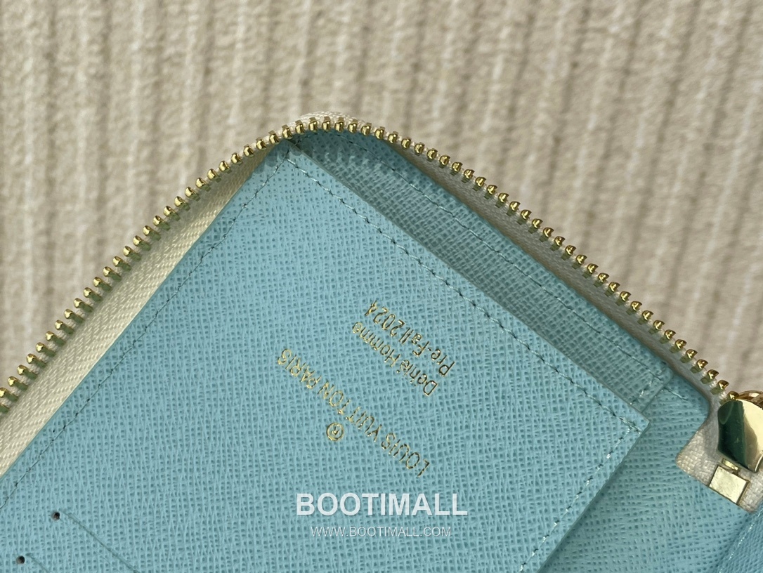 Louis Vuitton Zippy Wallet Vertical Damier Heritage Coated Canvas Wallet with Zip Detail 루이비통 지피 월렛 버티컬 다미에 헤리티지 코팅 캔버스 지퍼 장지갑 N40675 20cm 5